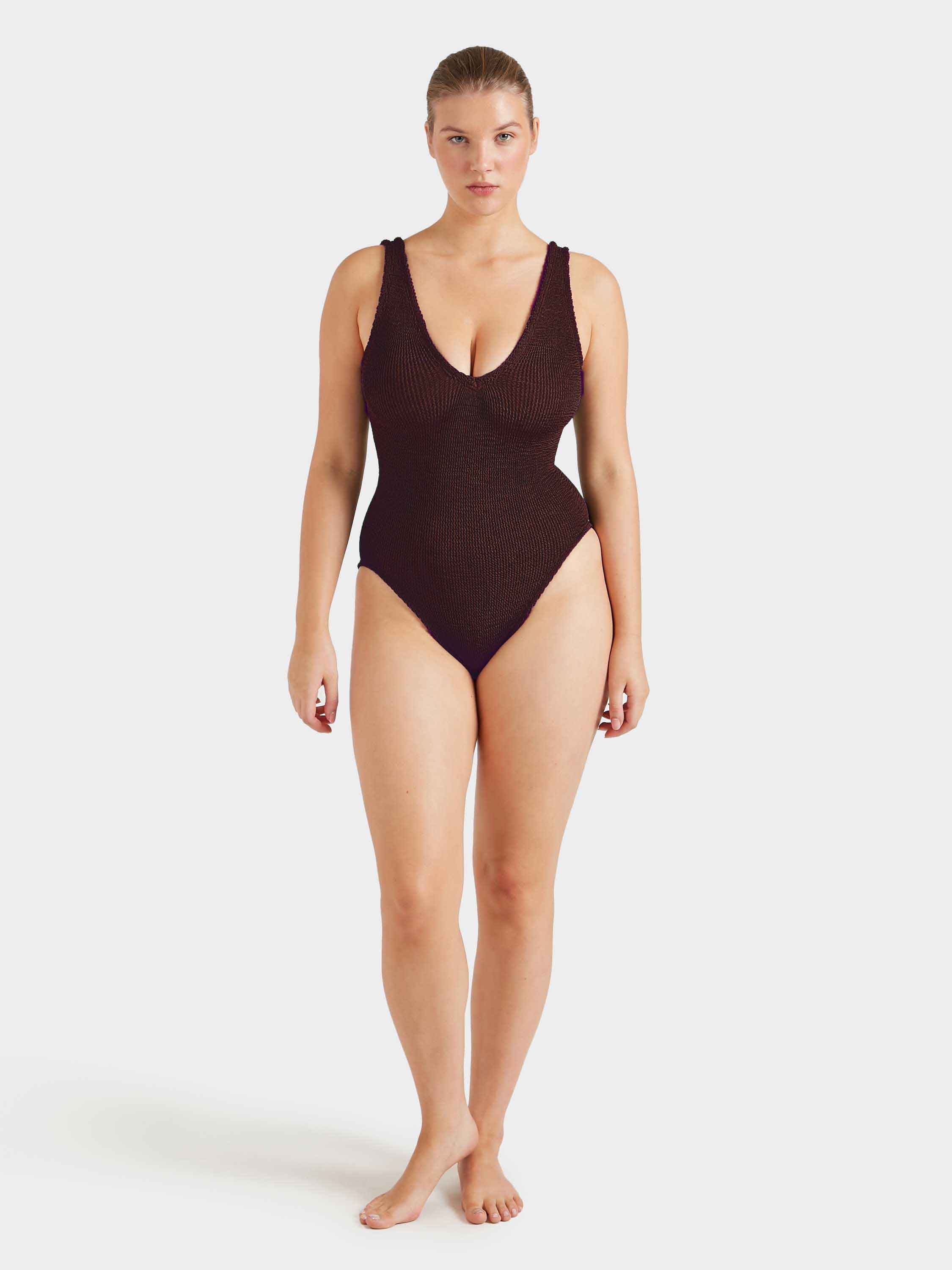 Sadie Swim - Metallic Chocolate