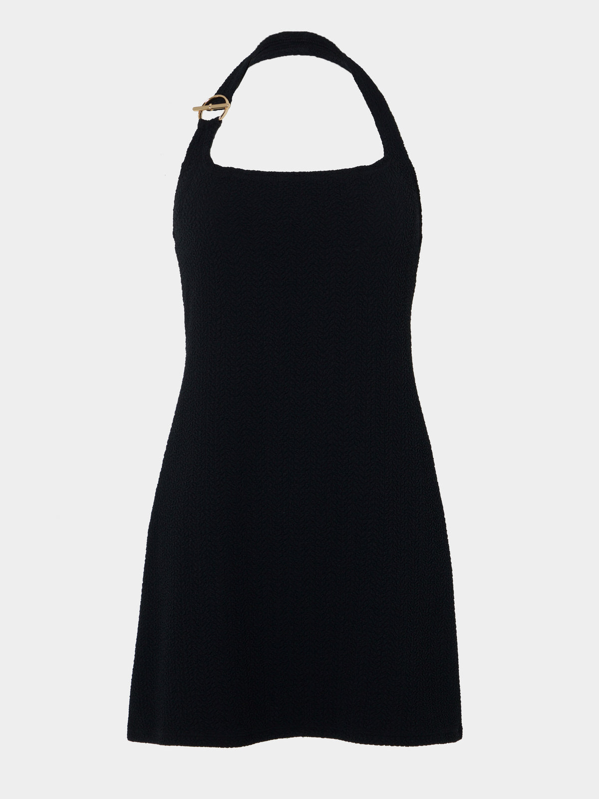 Sandy T Bar Mini Dress - Black