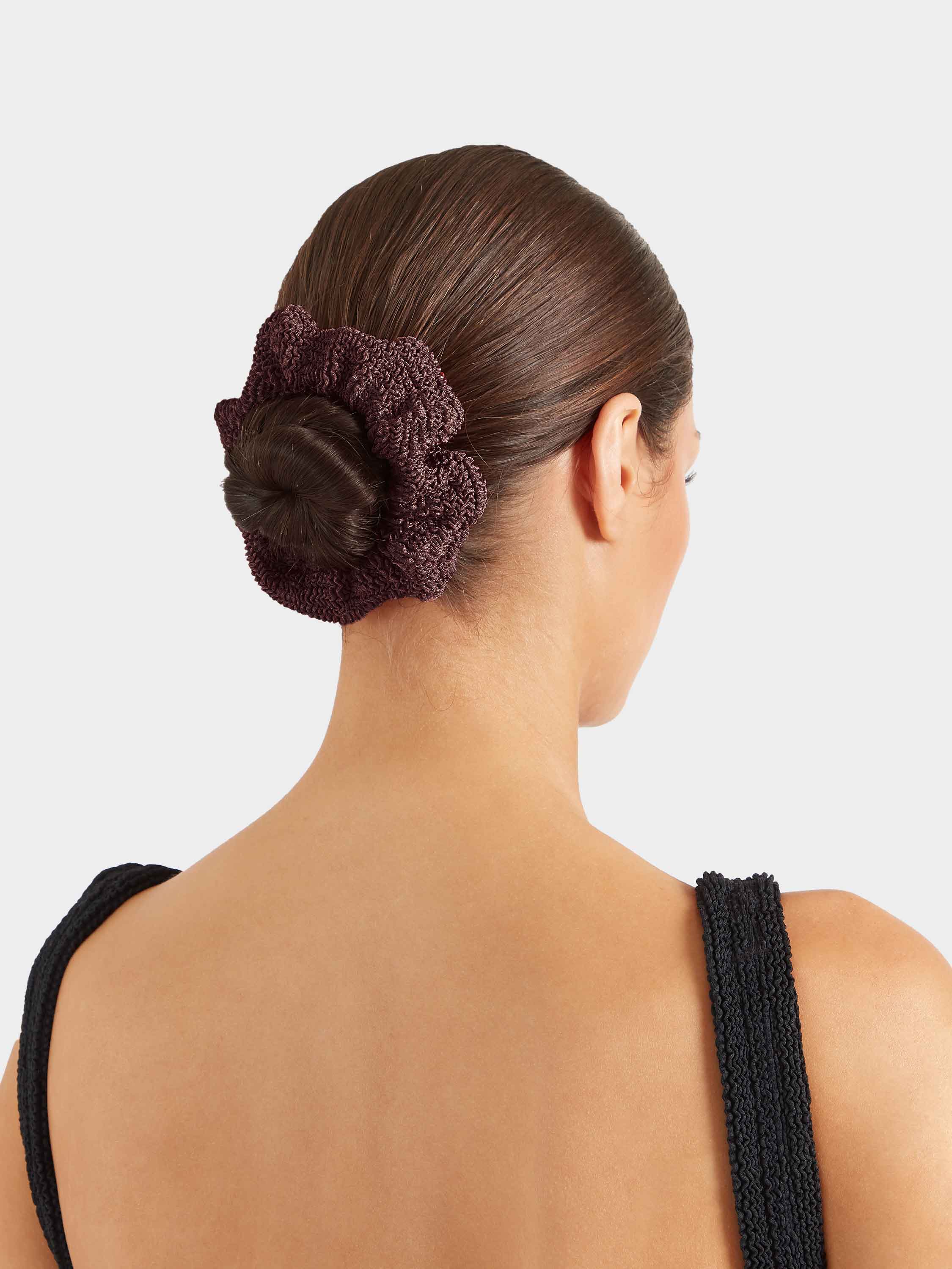 Scrunchie - Metallic Chocolate