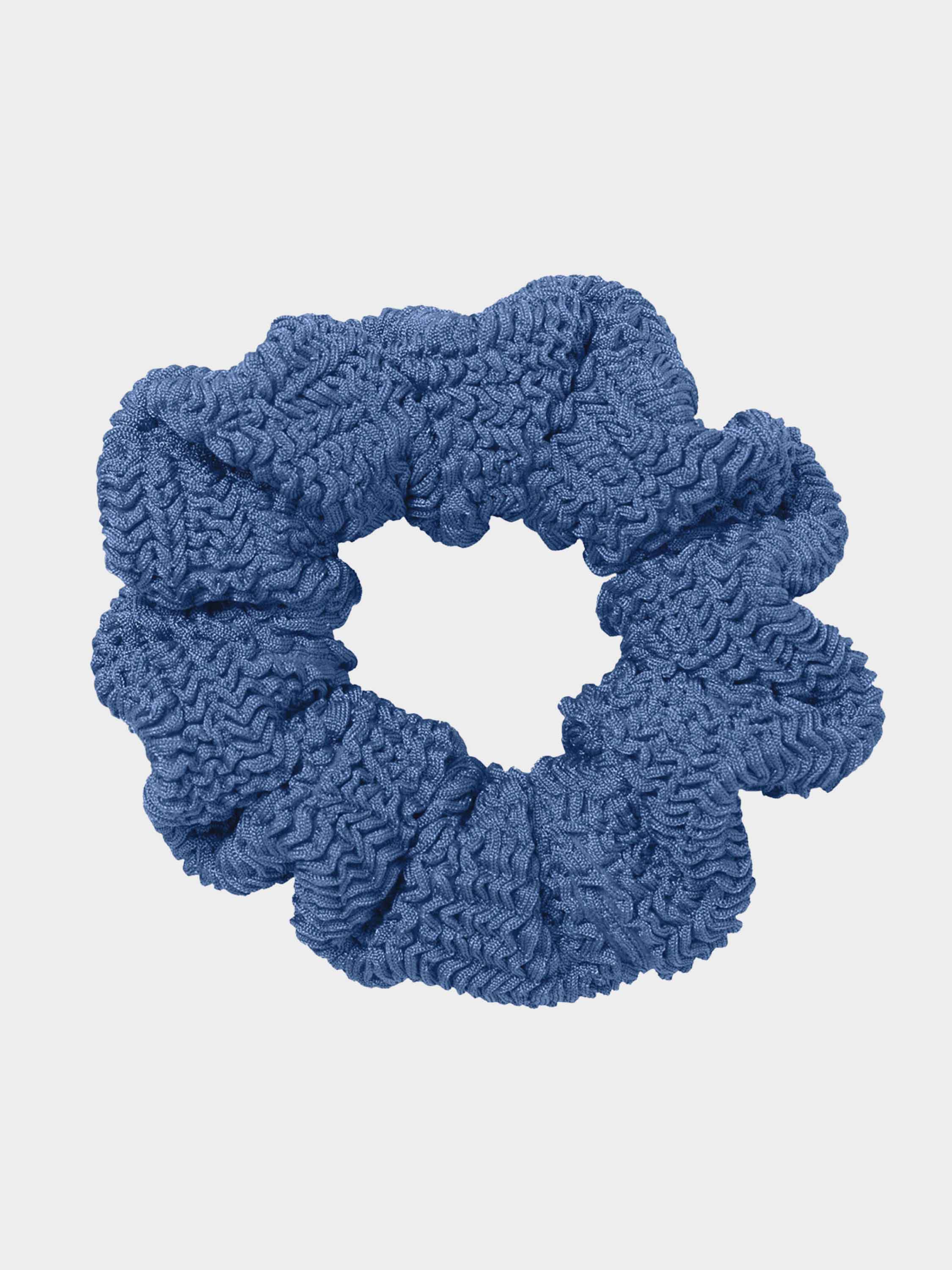 Scrunchie - Metallic Denim