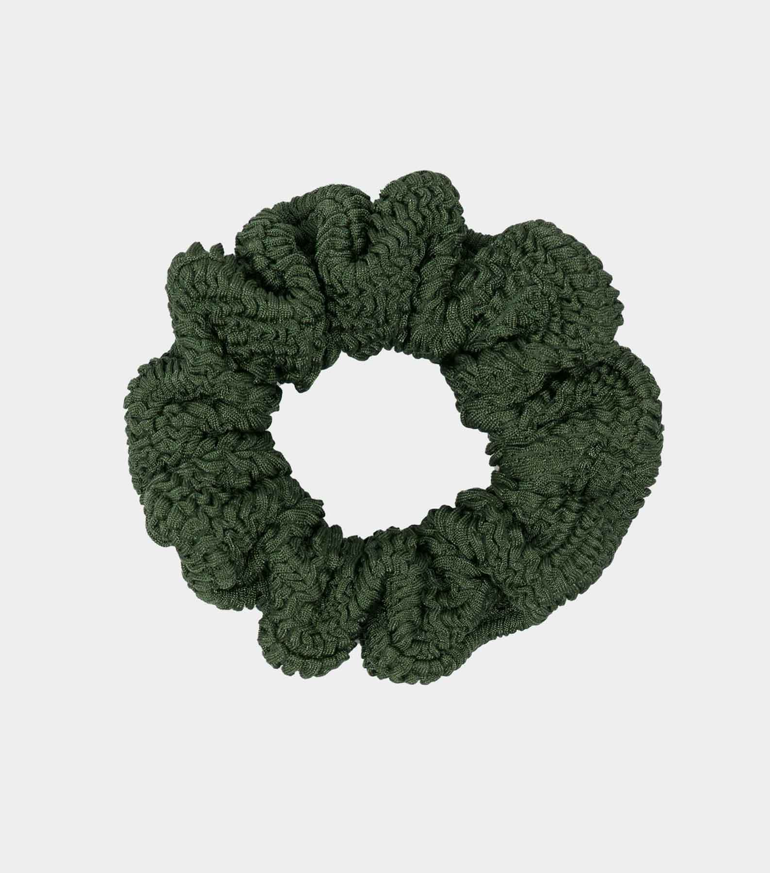 Scrunchie  - Metallic Khaki