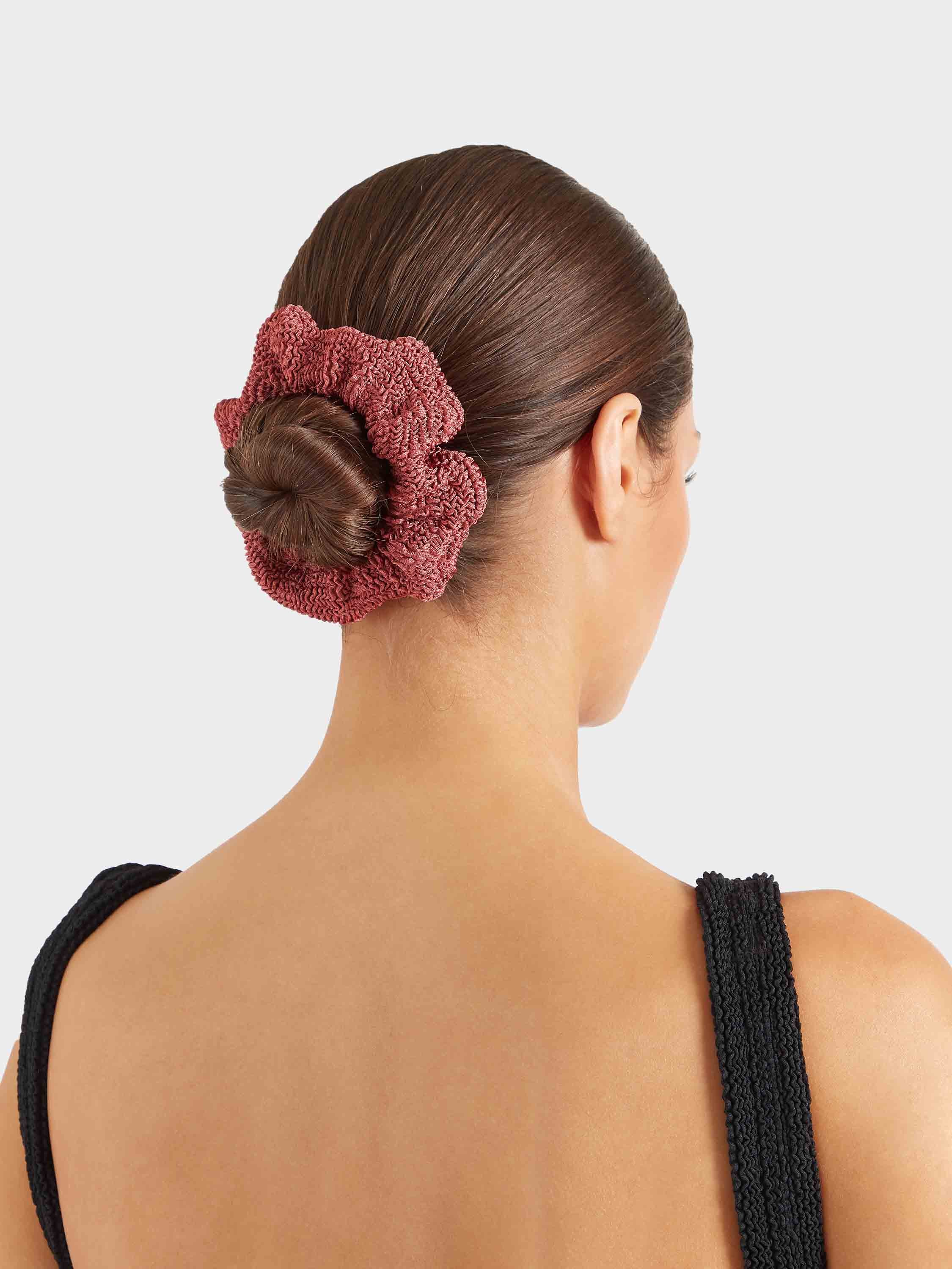 Scrunchie - Metallic Rosewood