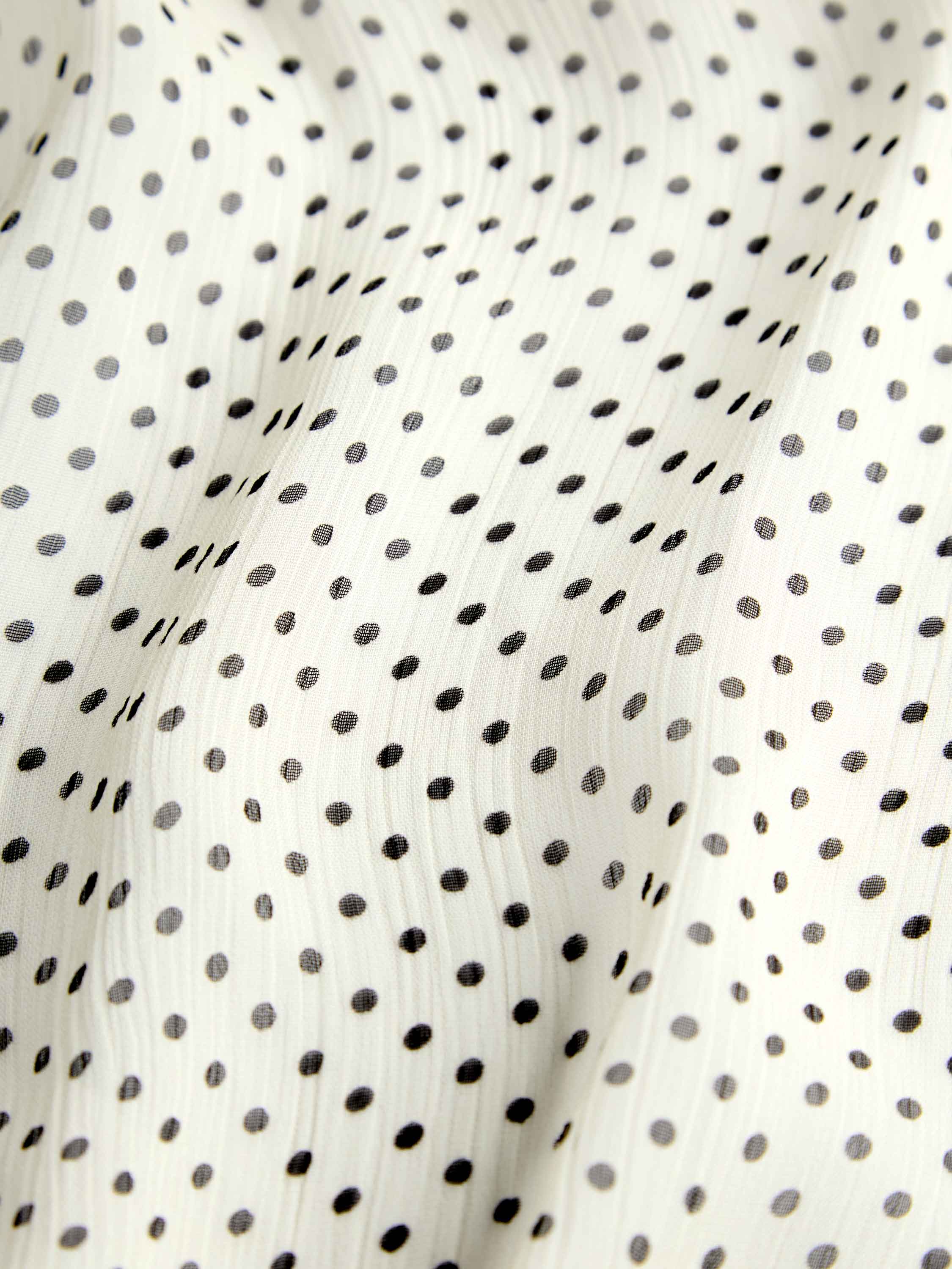 Sheer Skirt - Vanilla polka-dot