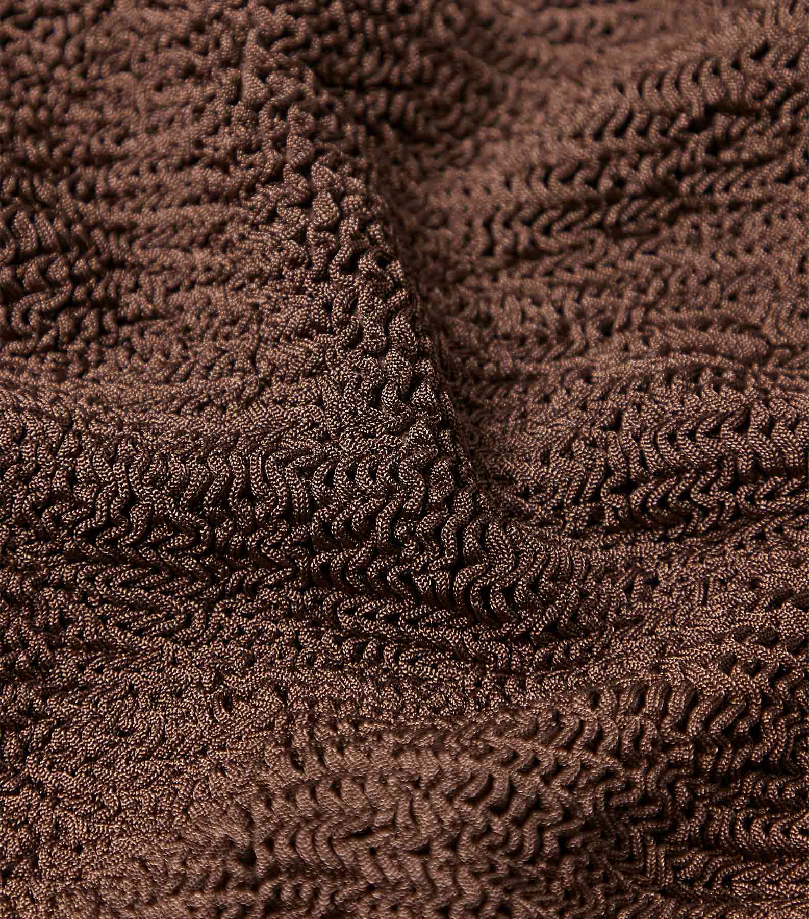 Square Neck Swim - Metallic Chocolate