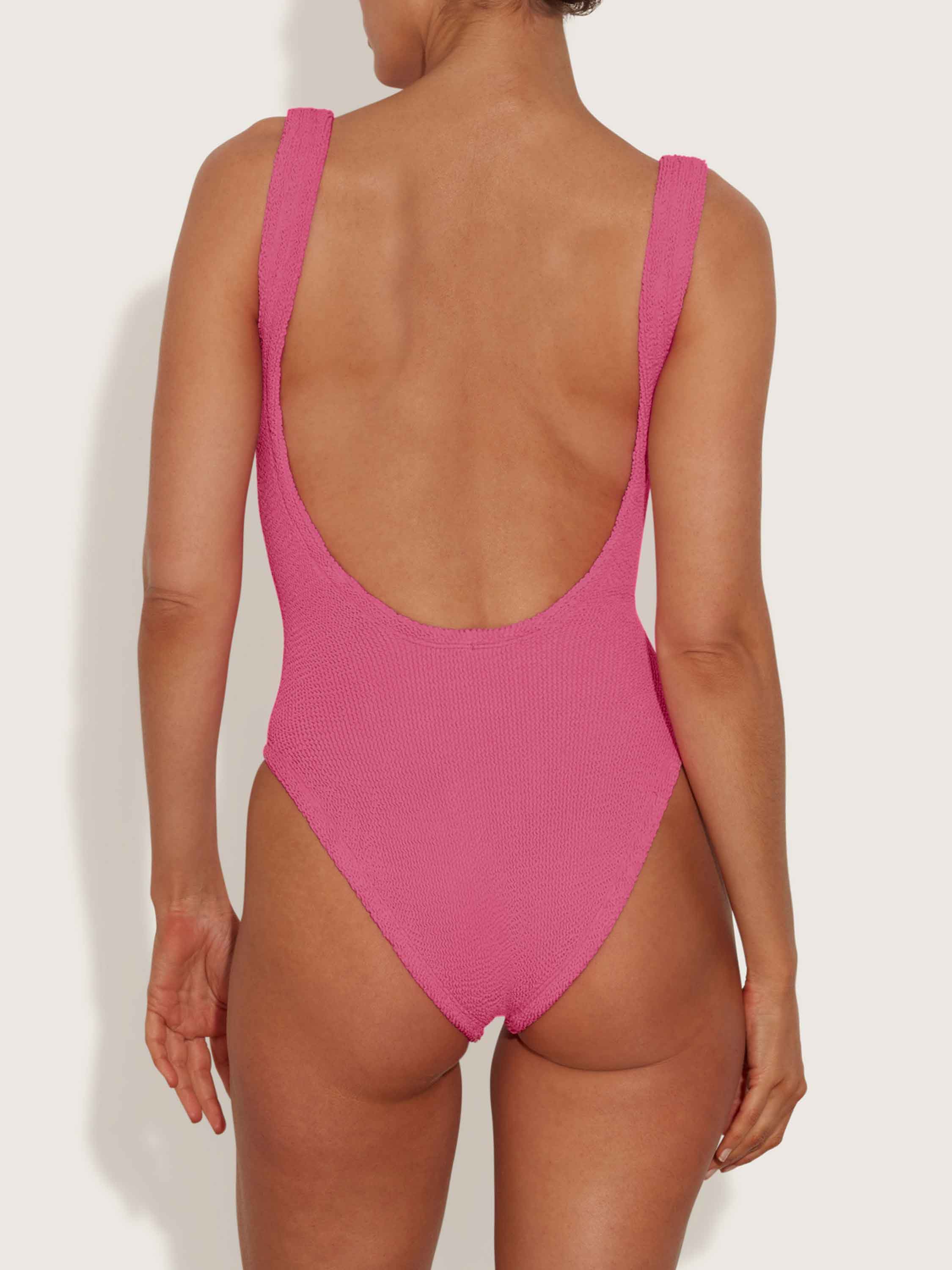 Square Neck Swim - Candy Pink