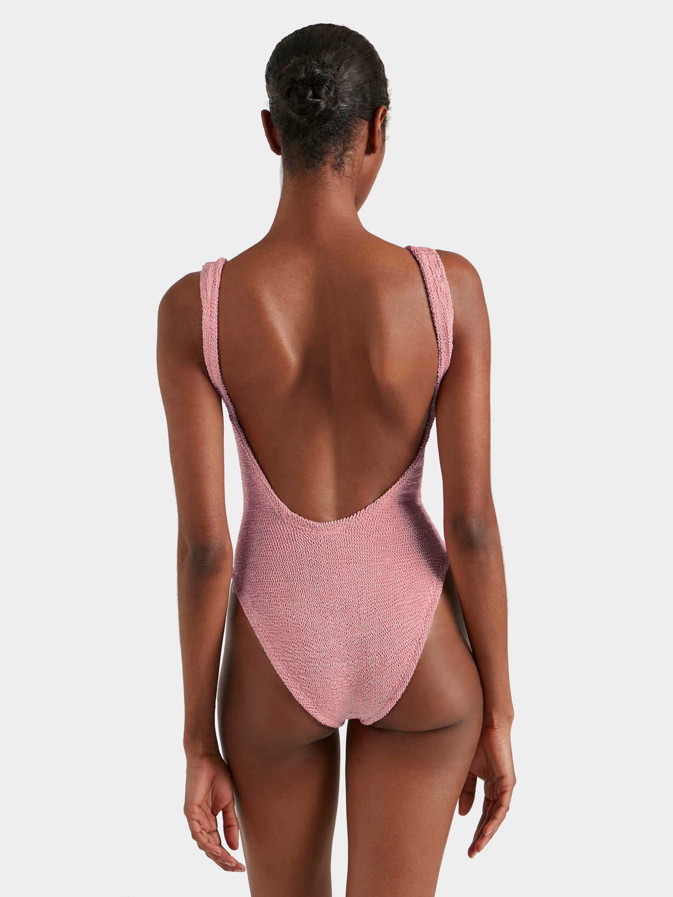 Square Neck Swim - Dusty Pink