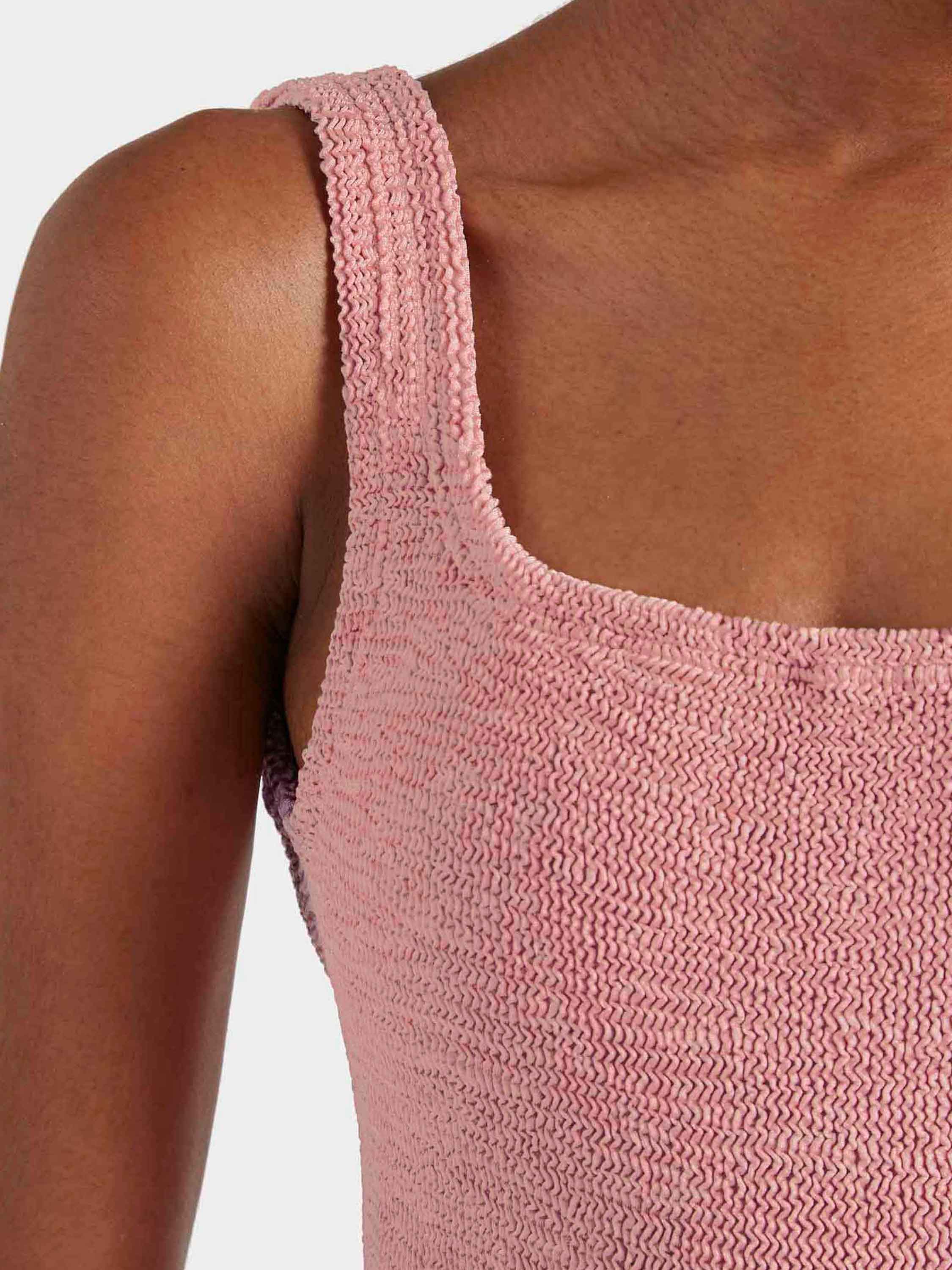 Square Neck Swim - Dusty Pink