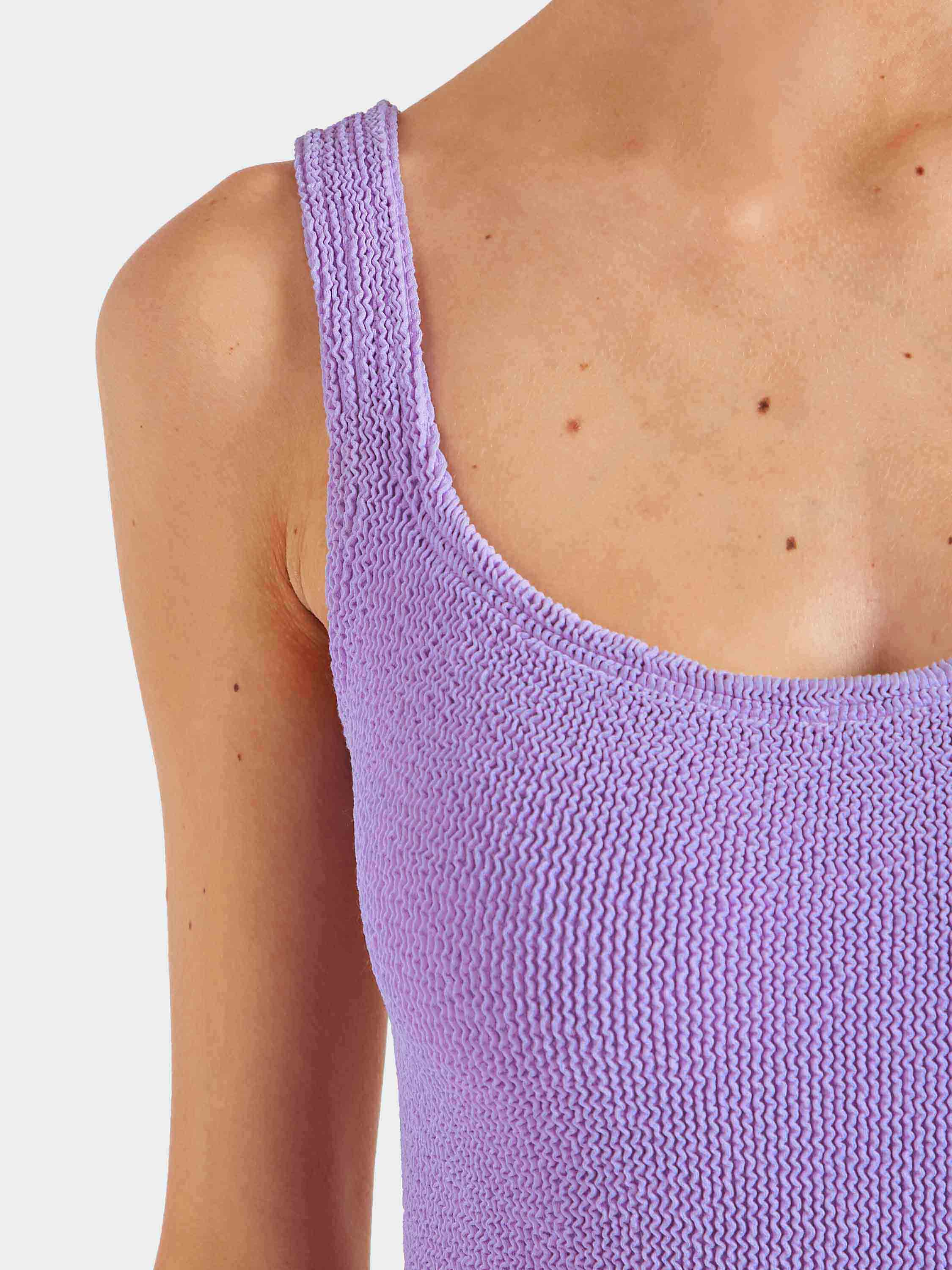 Square Neck Swim - Lilac