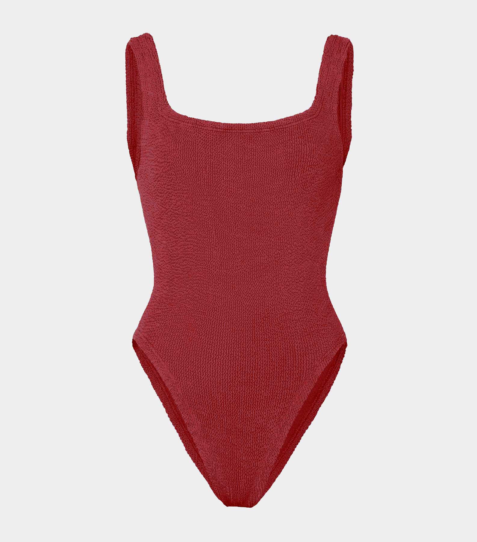 Square Neck Swim - Metallic Chestnut