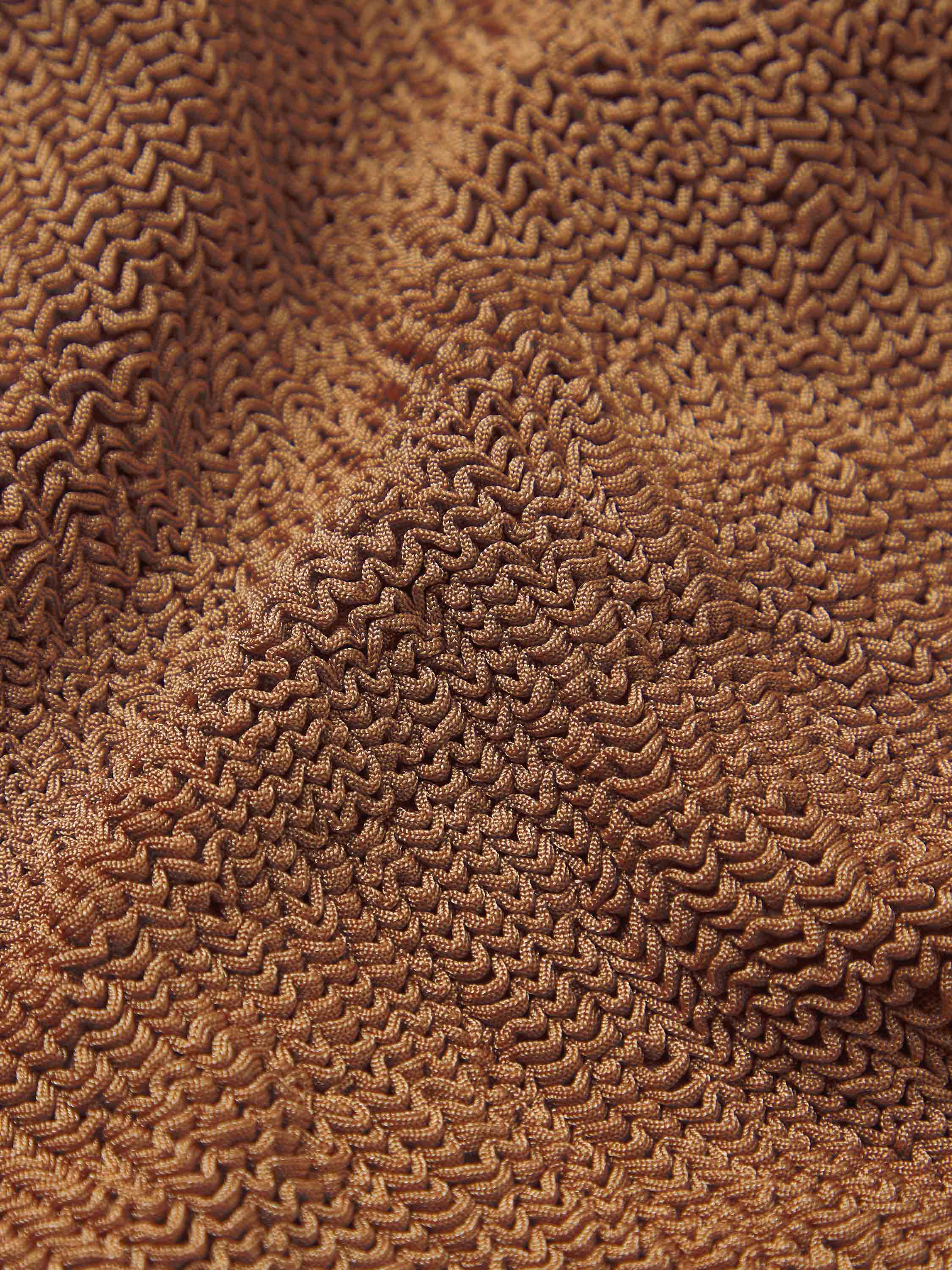 Square Neck Swim - Metallic Cocoa