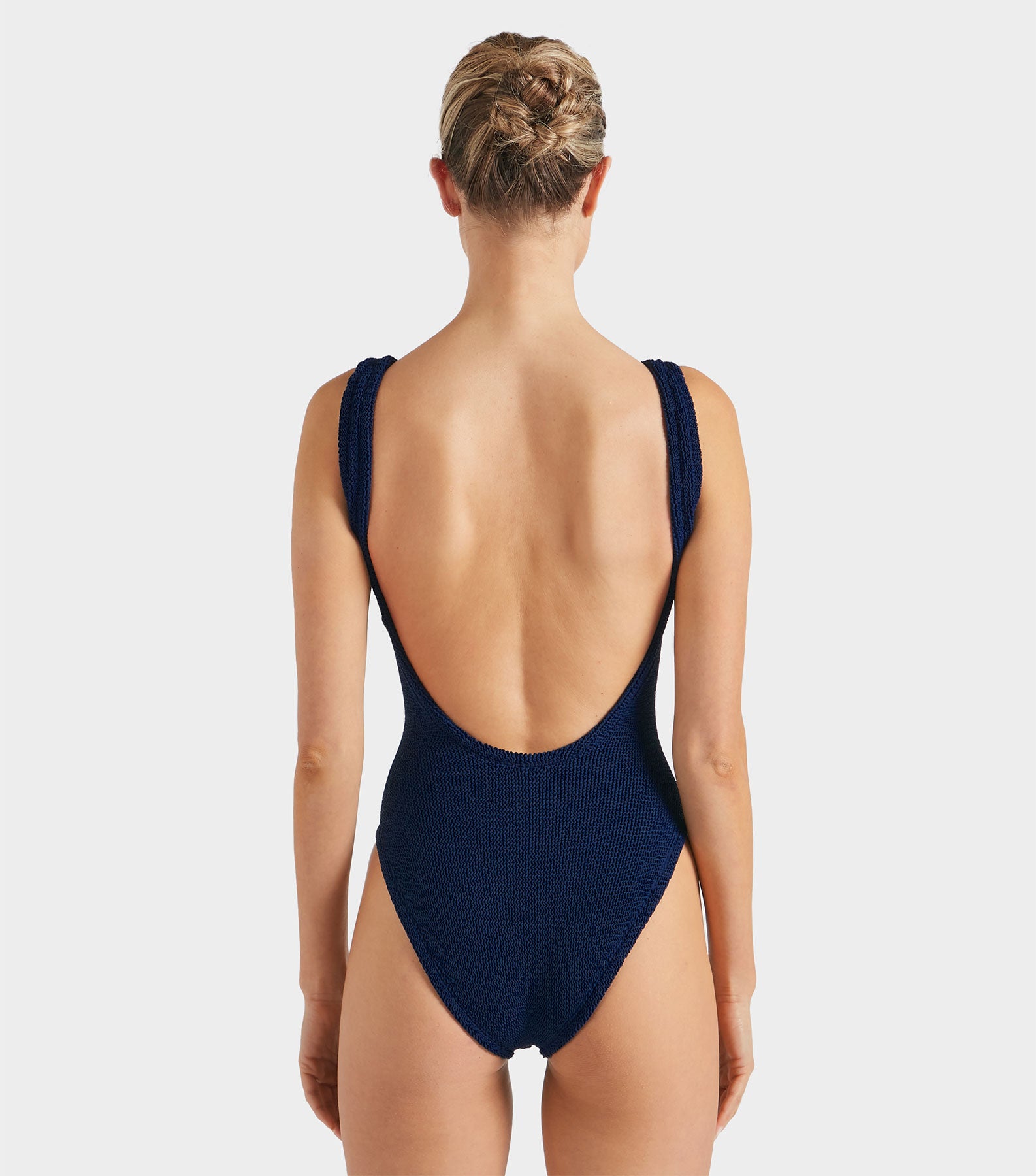 Square Neck Swim - Navy