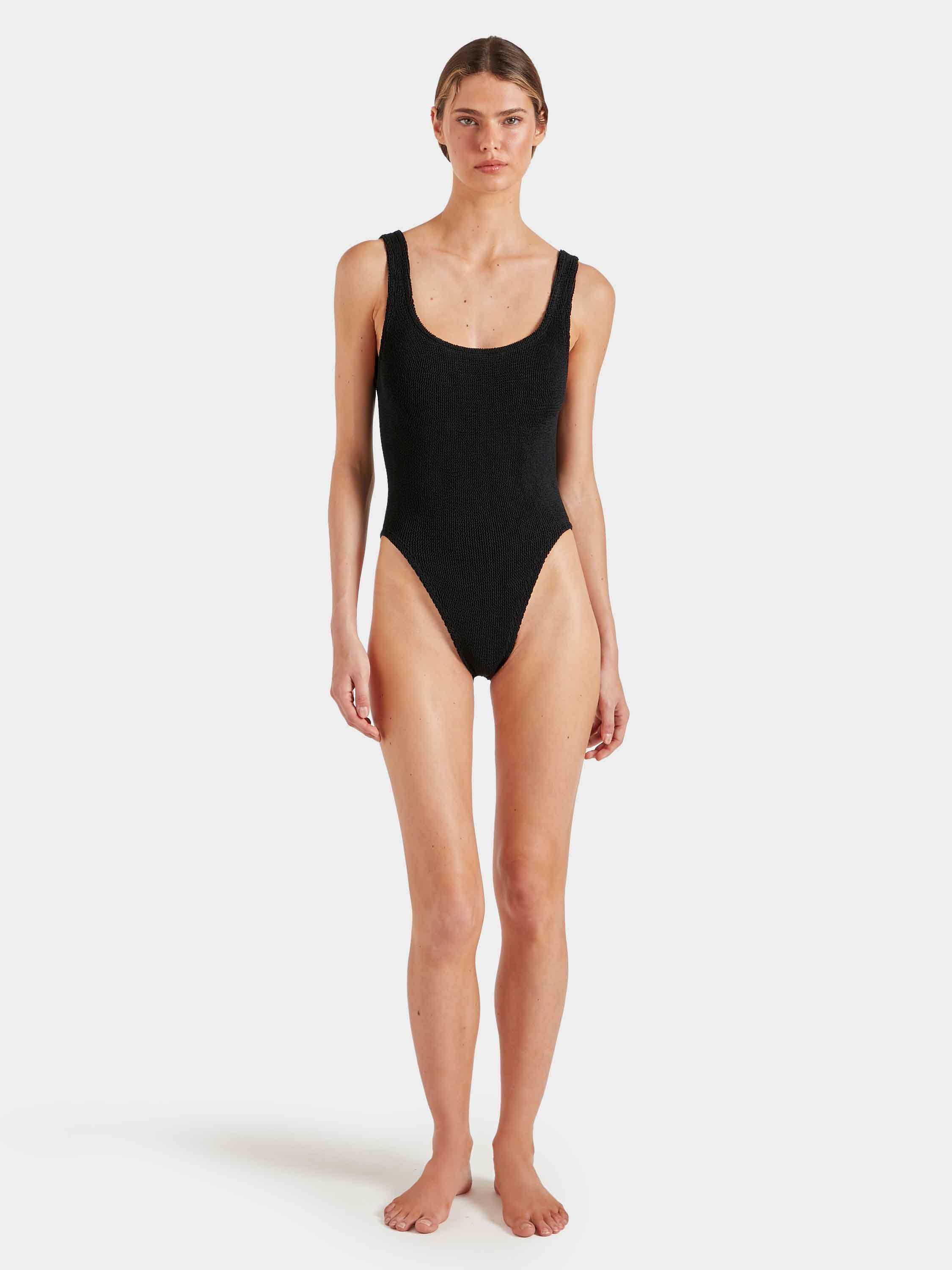 Square Neck Swim - Black