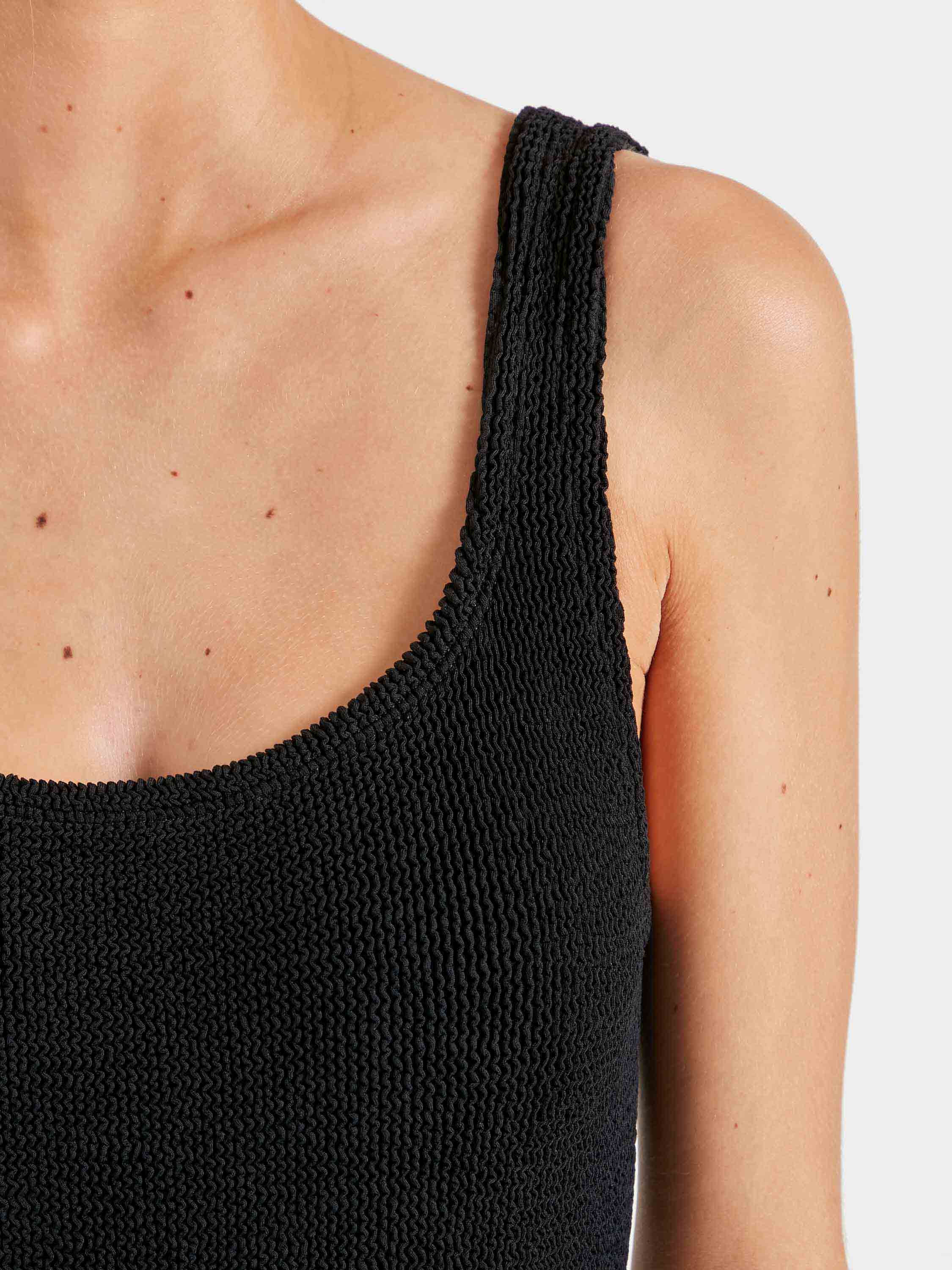 Square Neck Swim - Black