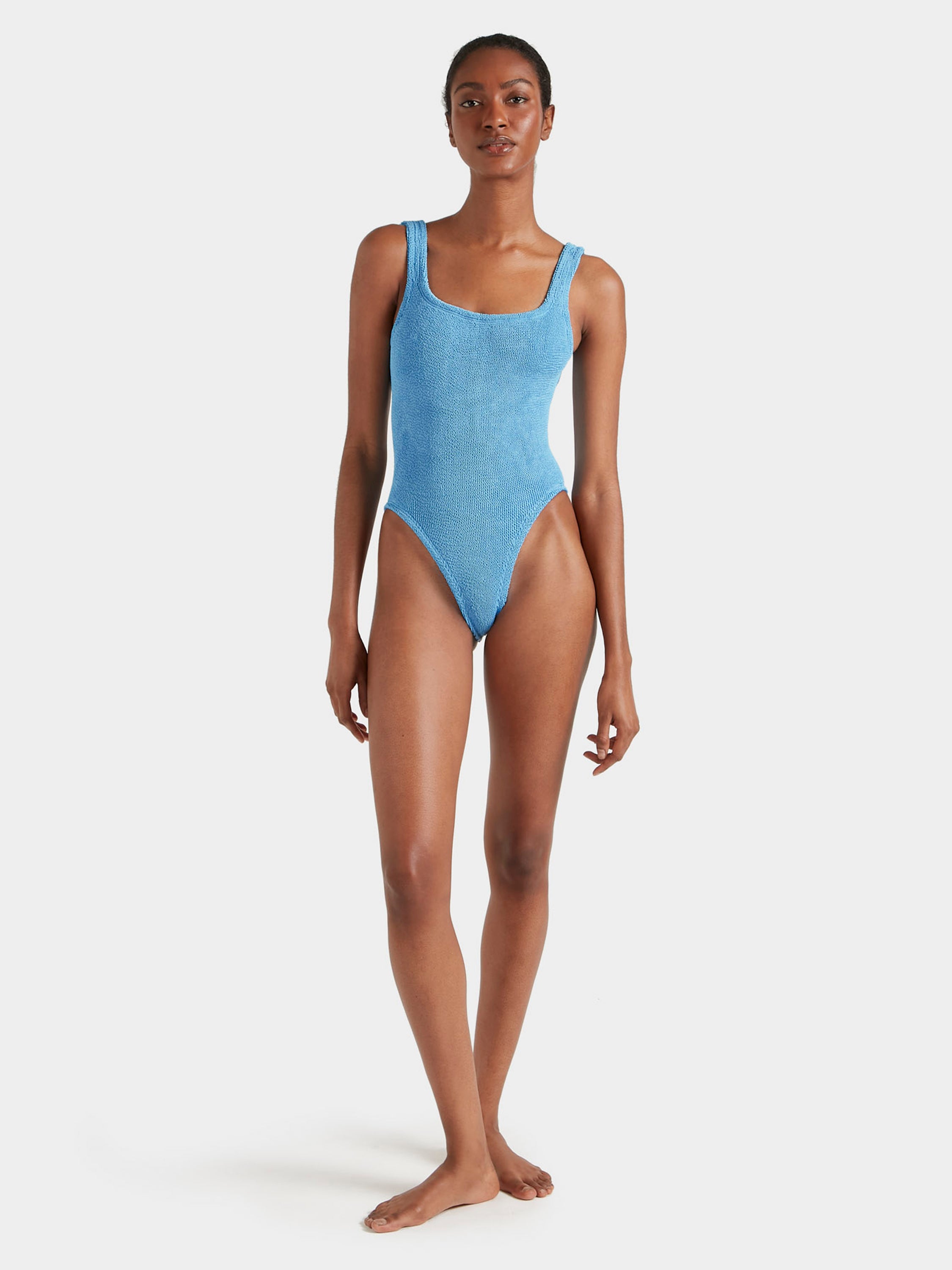 Square Neck Swim - Sky Blue