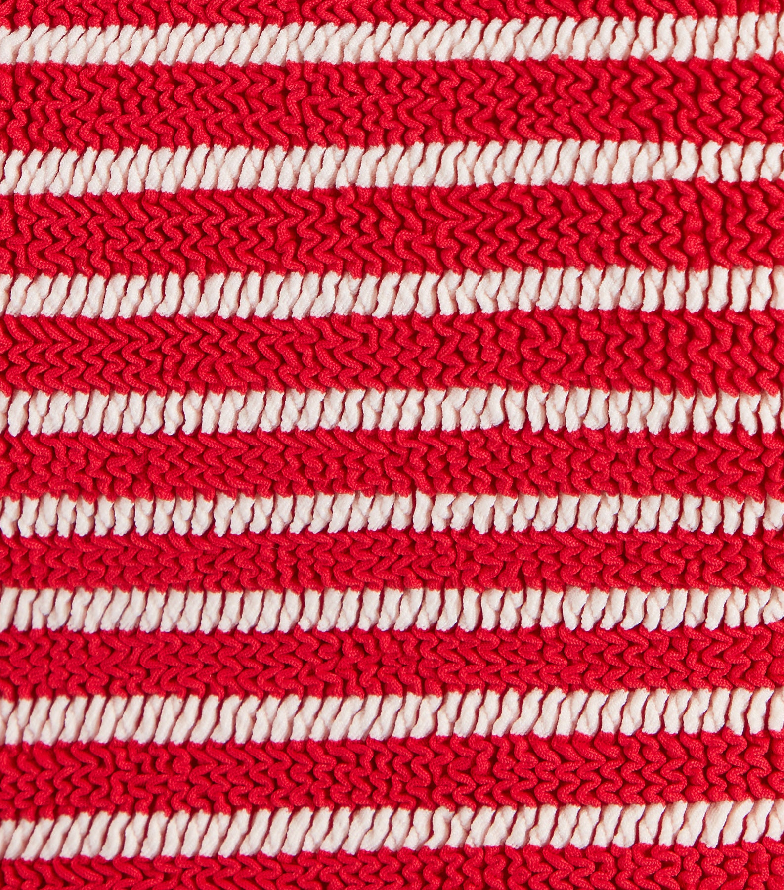 Strap Bikini - Red/White Stripe
