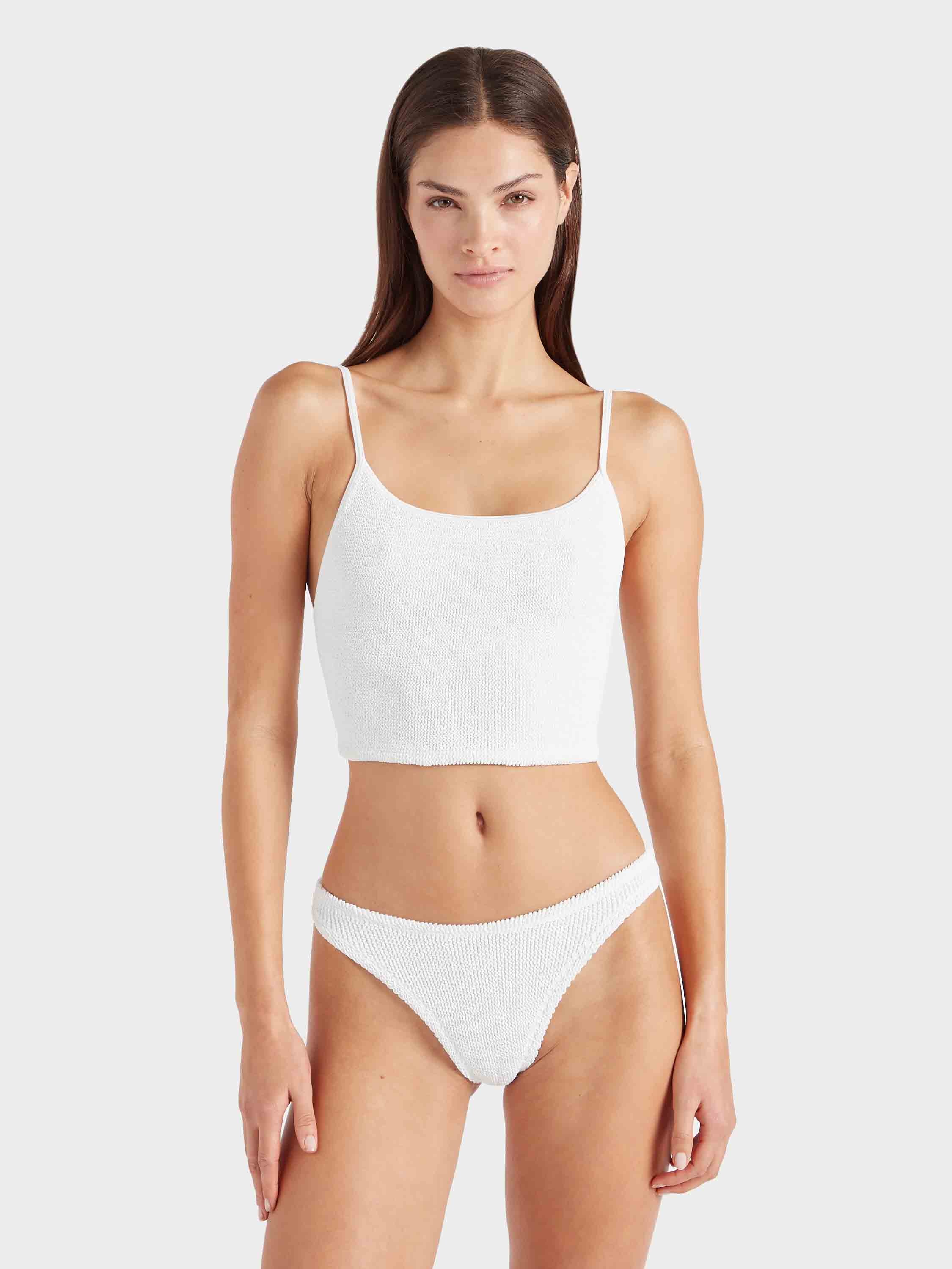 Strap Bikini — White by Hunza G