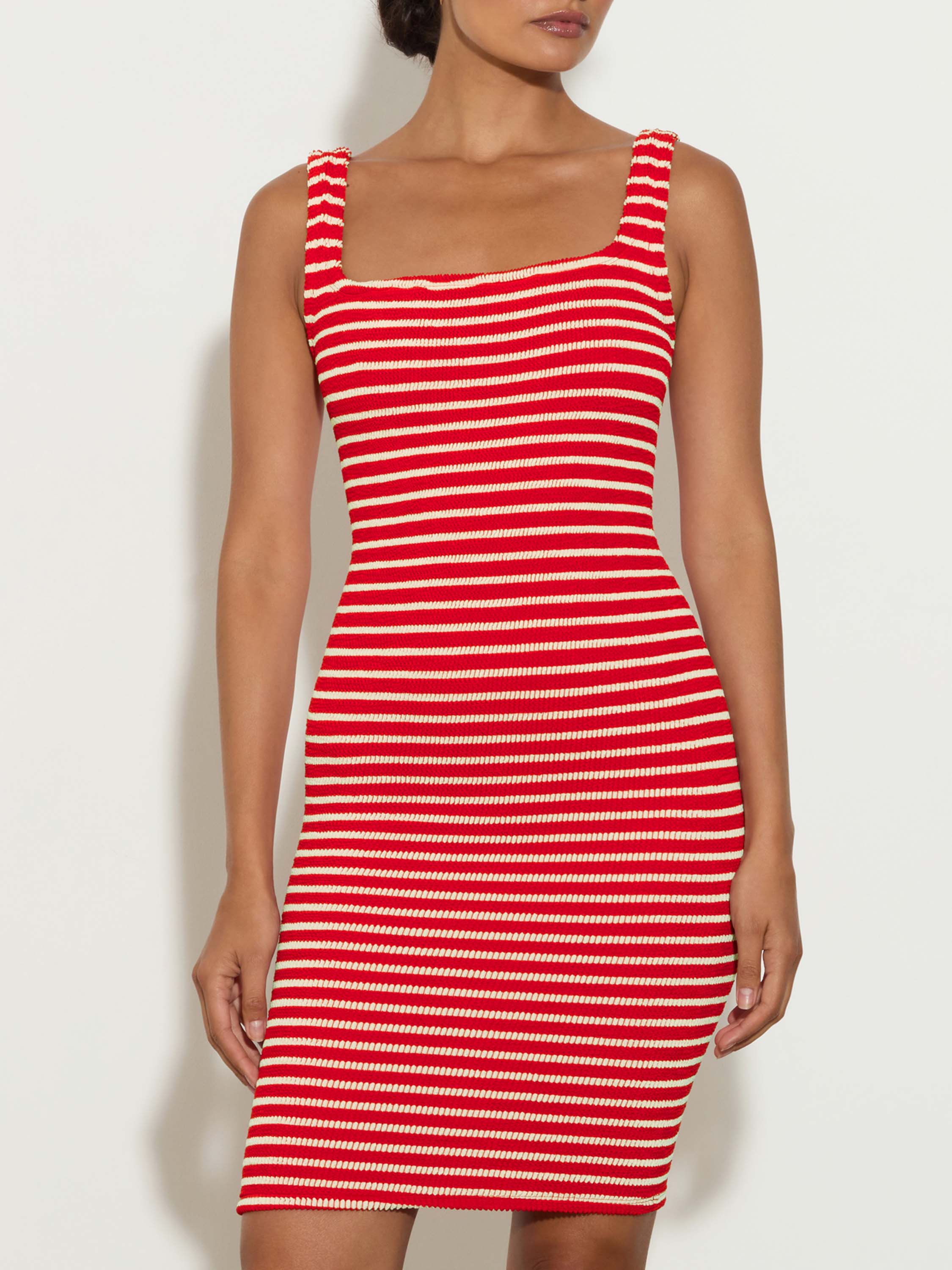 Tank Dress - Red/White Stripe