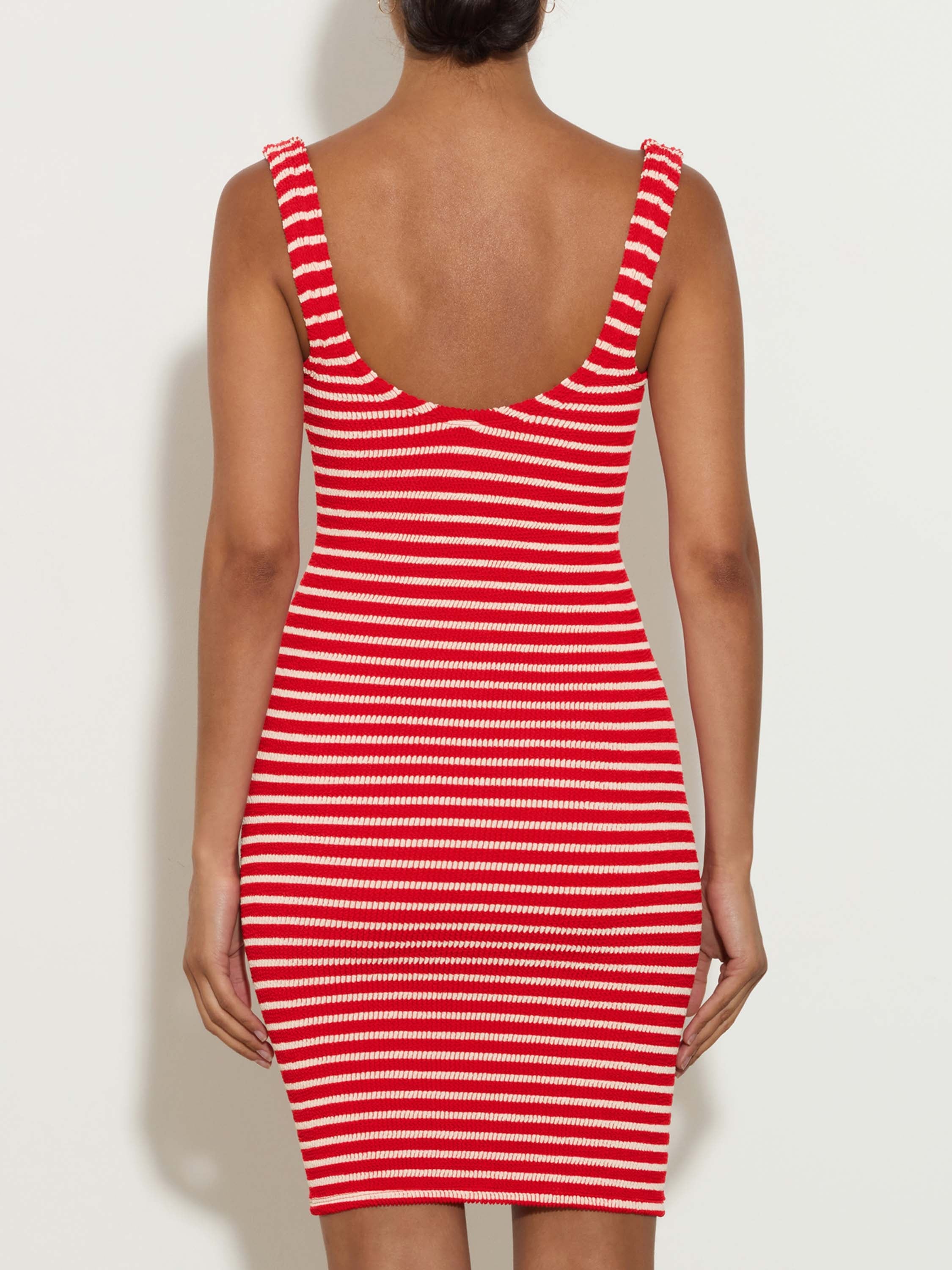 Tank Dress - Red/White Stripe