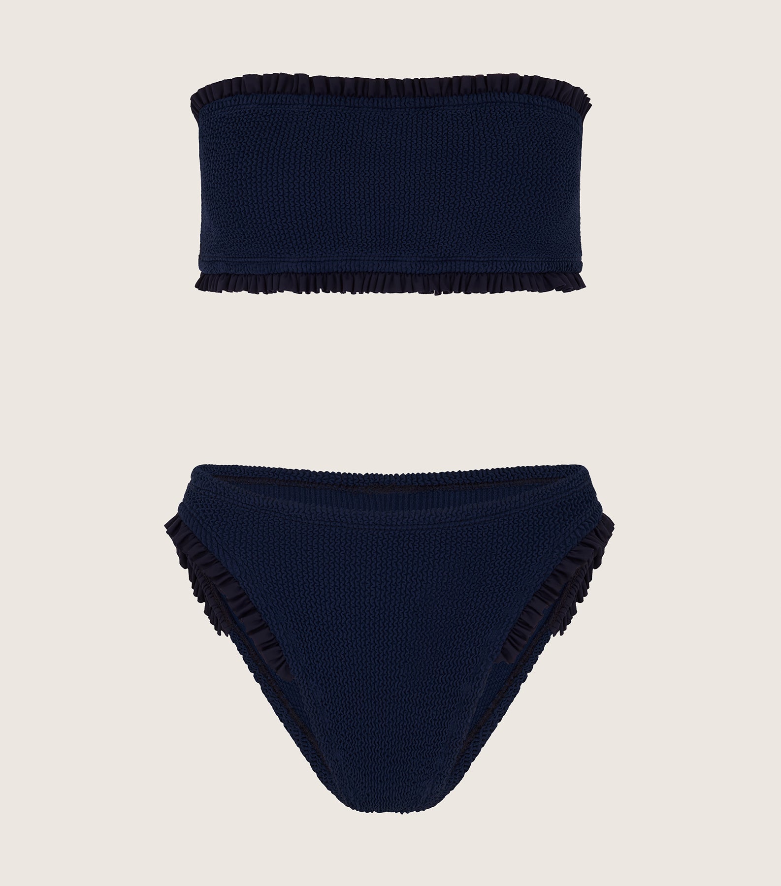 Tracey Frill Bikini - Navy