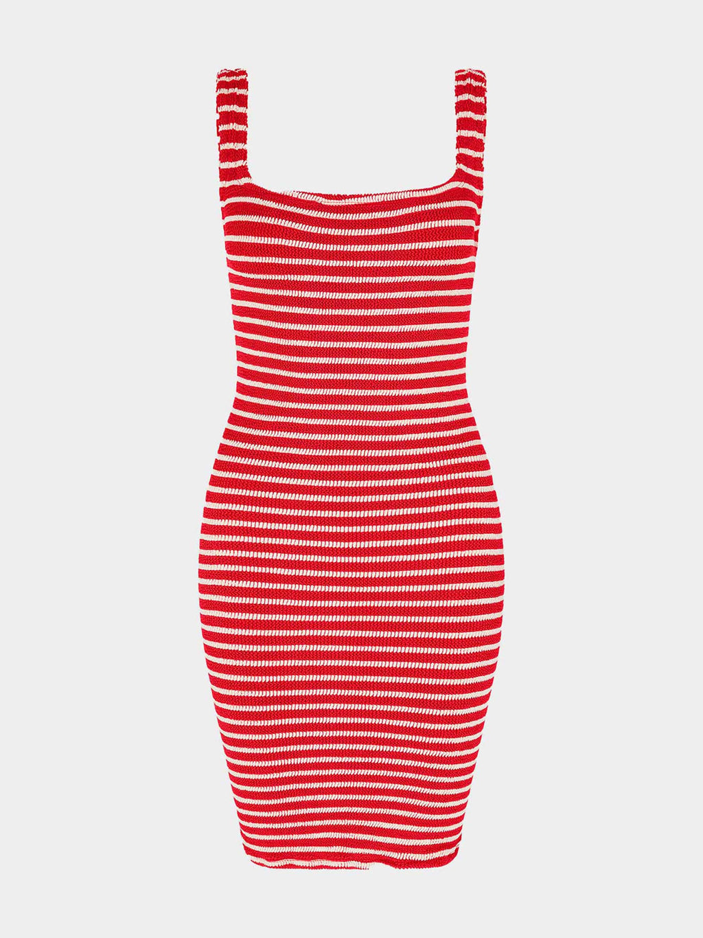 red and white striped tank dress $201 BB Dakota Women's Red Leaving Port Striped Side Ruched Tank Dress Size L