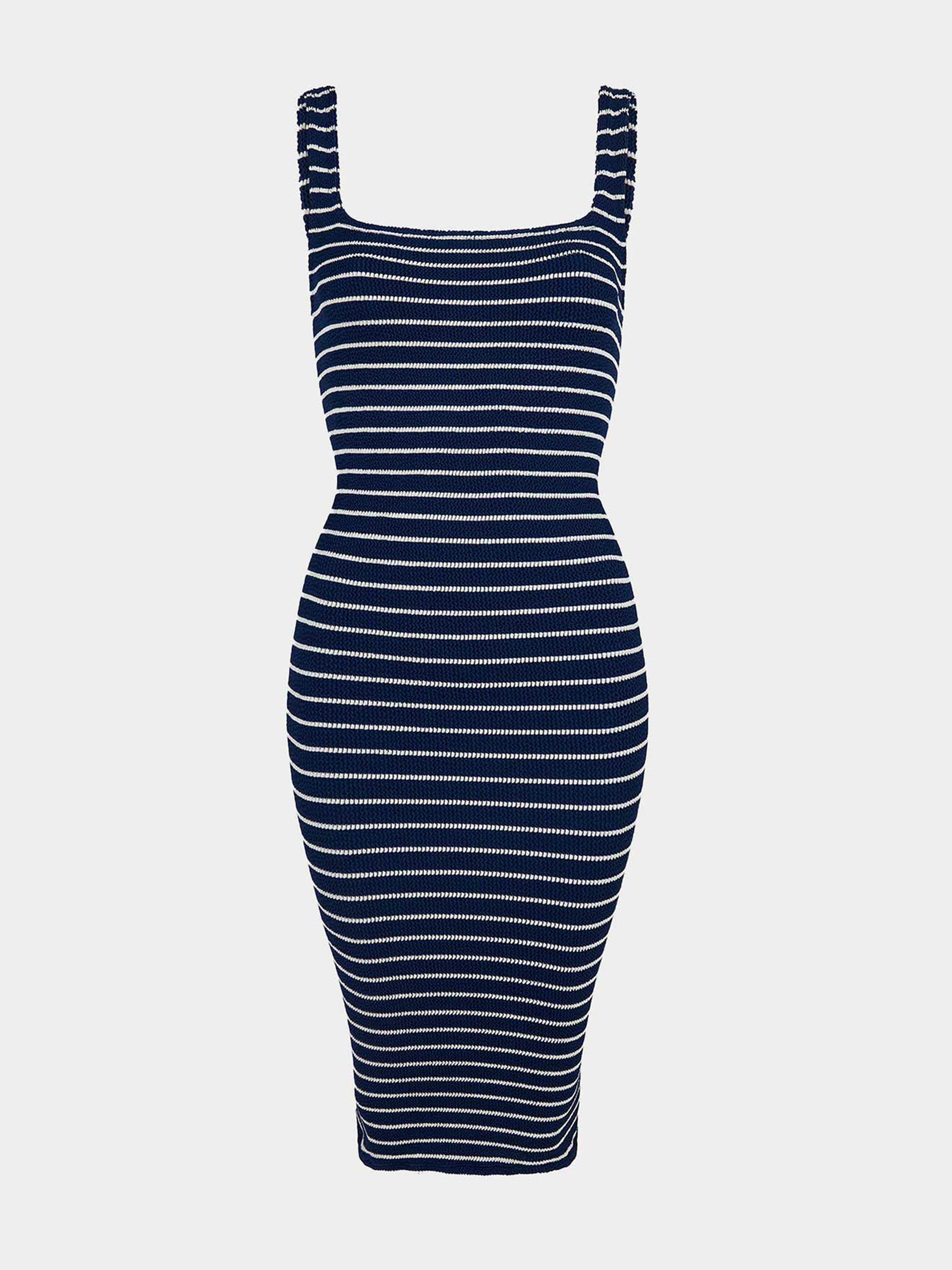 Tank Dress - Navy/White Stripe