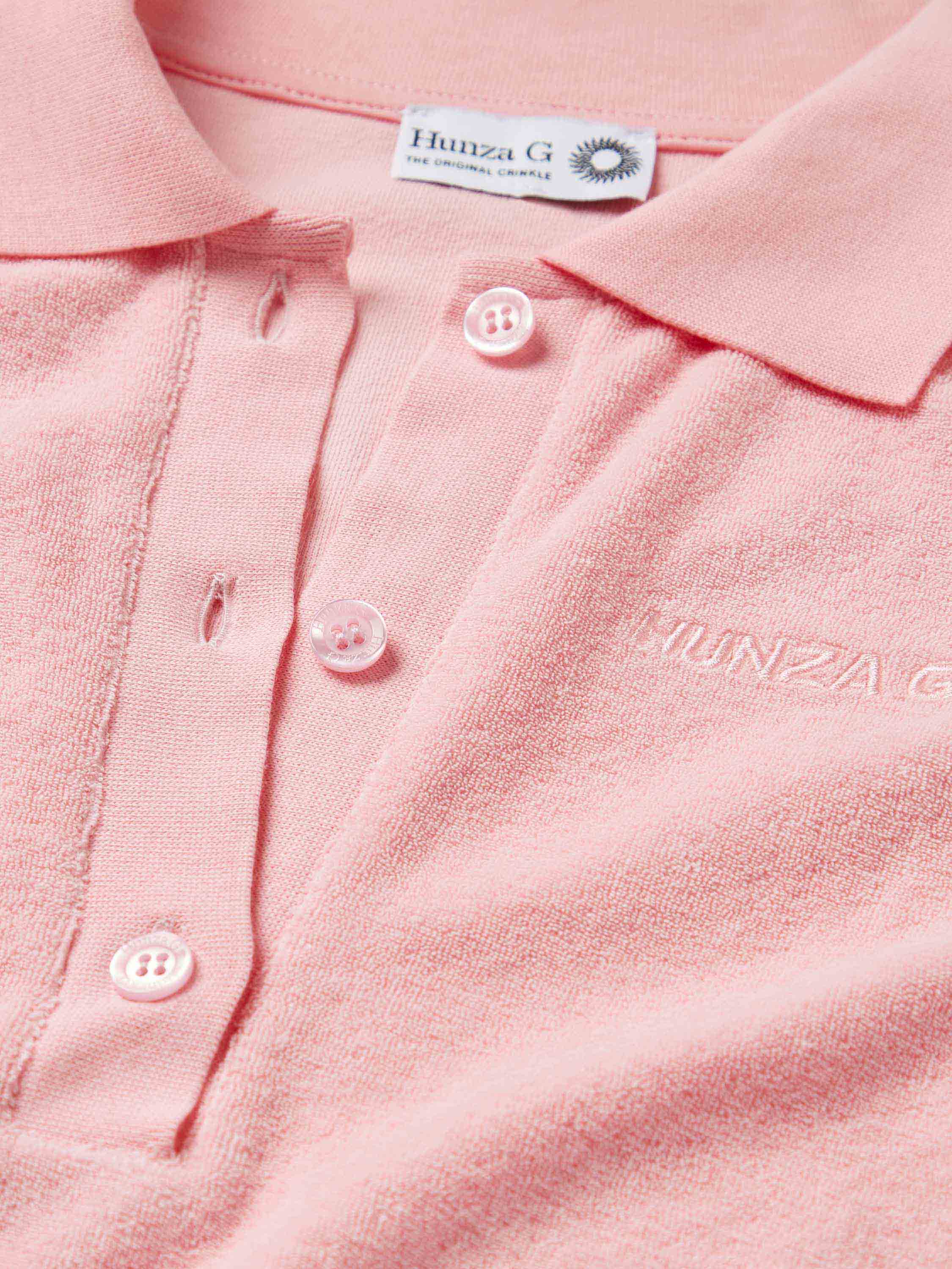 Terry Towelling Tennis Dress - Pink