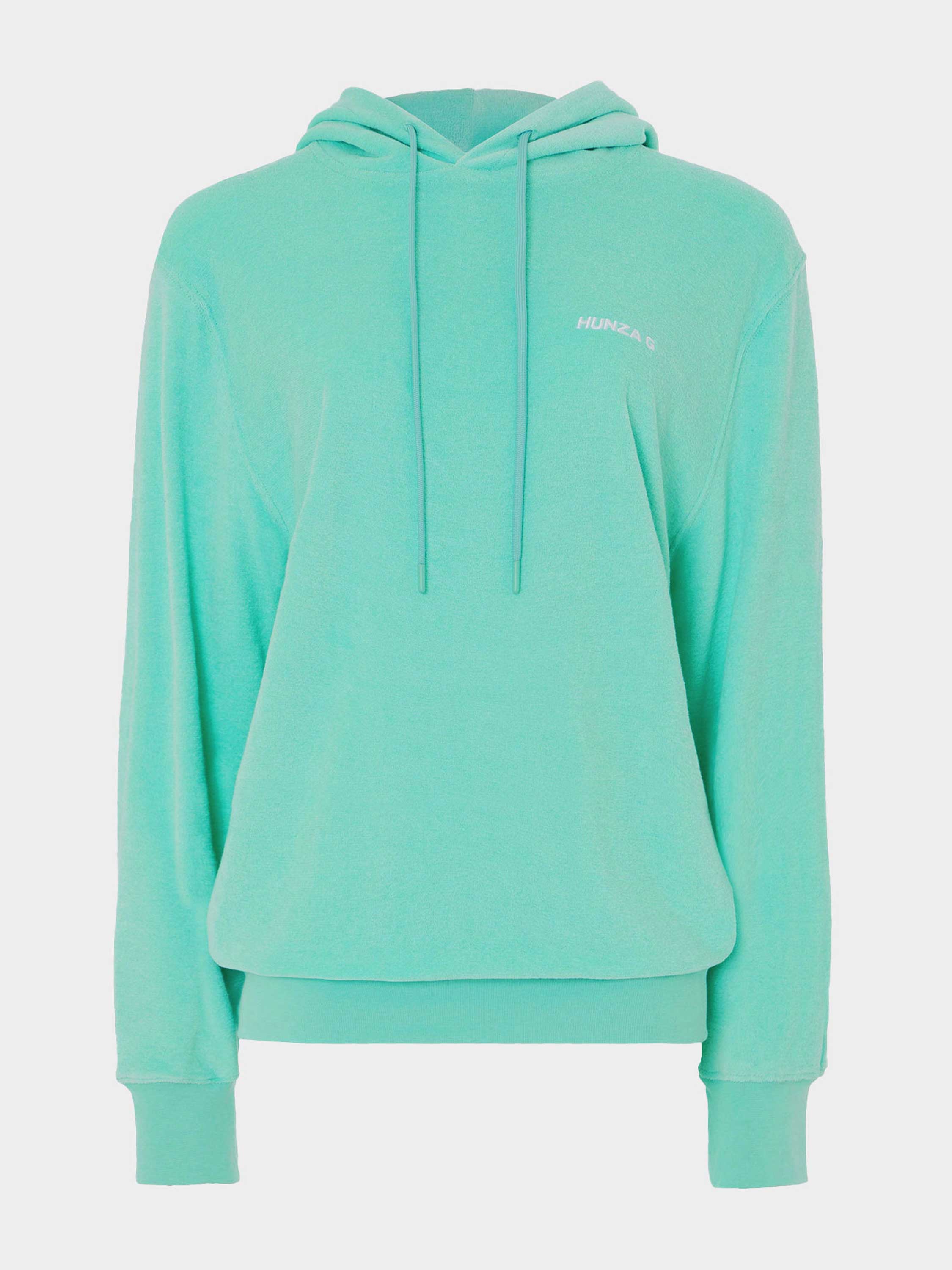 Terry Towelling Hoodie - Mint