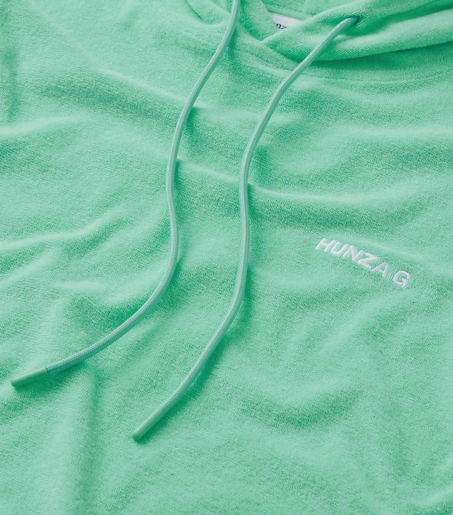 Terry Towelling Hoodie - Mint