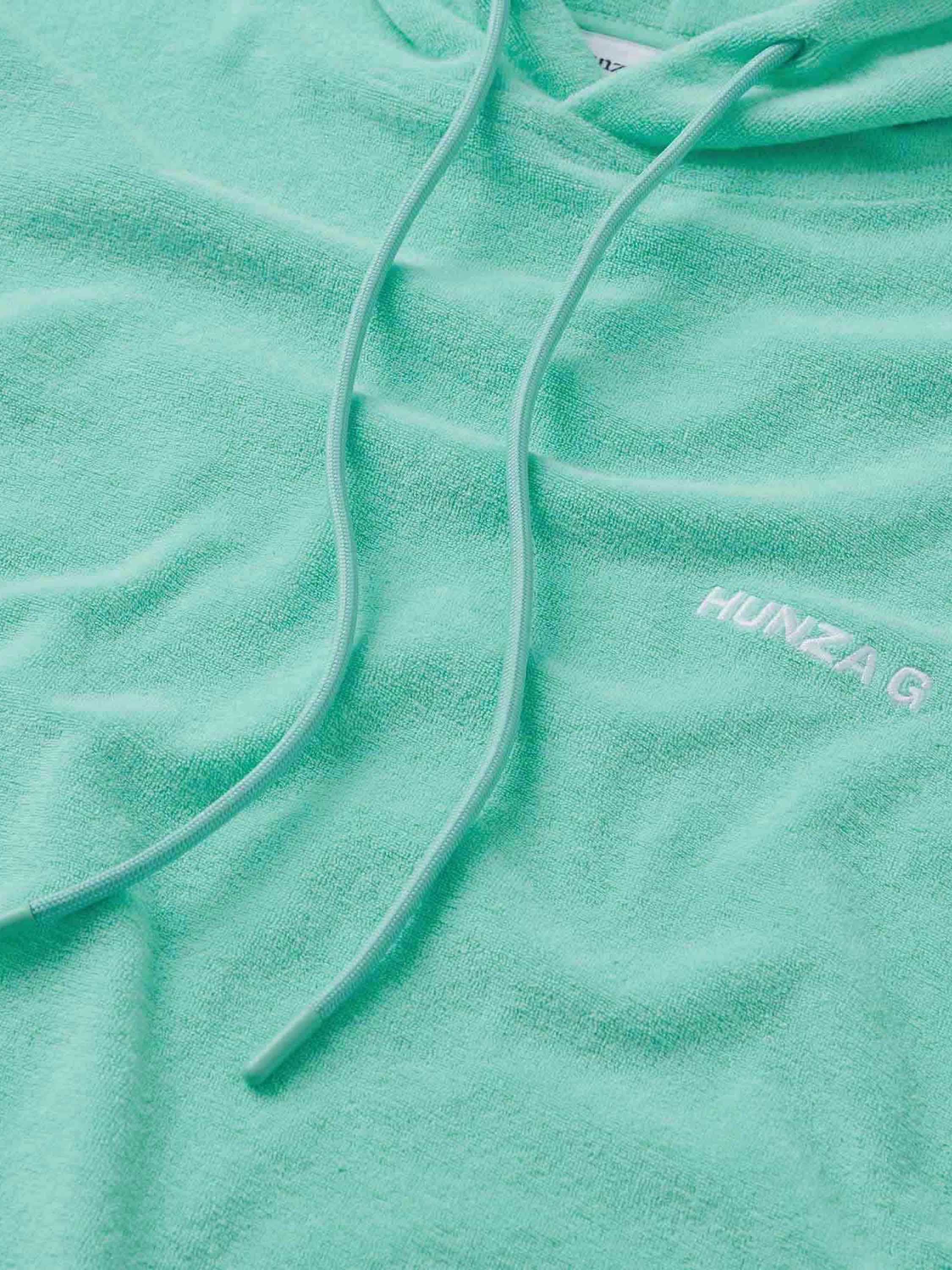 Terry Towelling Hoodie - Mint