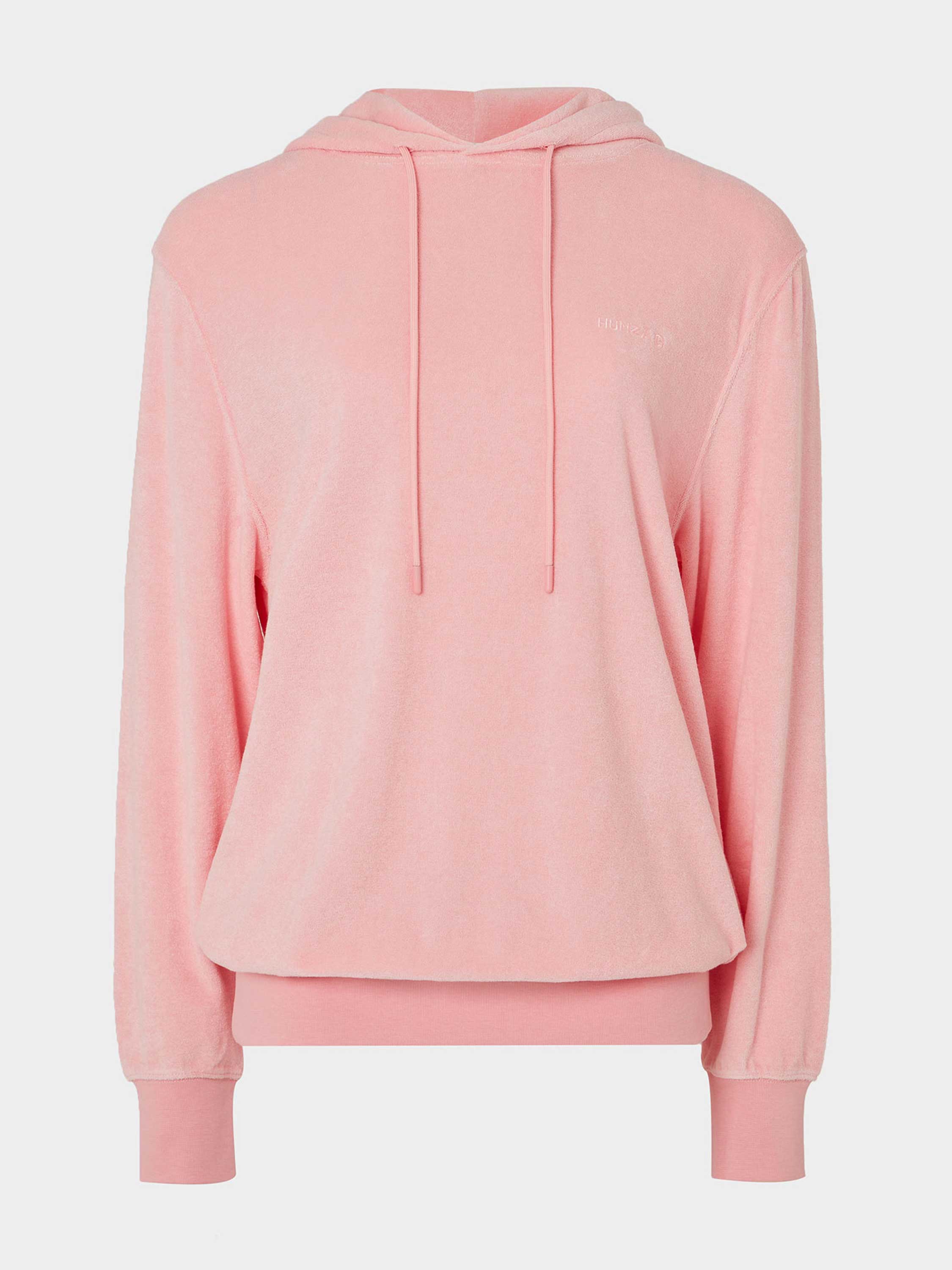Terry Towelling Hoodie - Pink