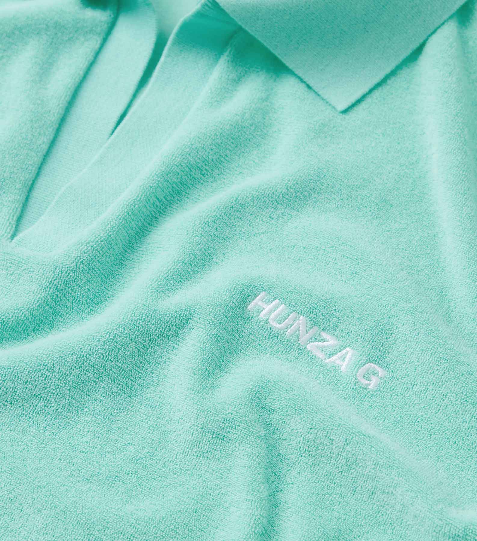 Terry Towelling Polo - Mint
