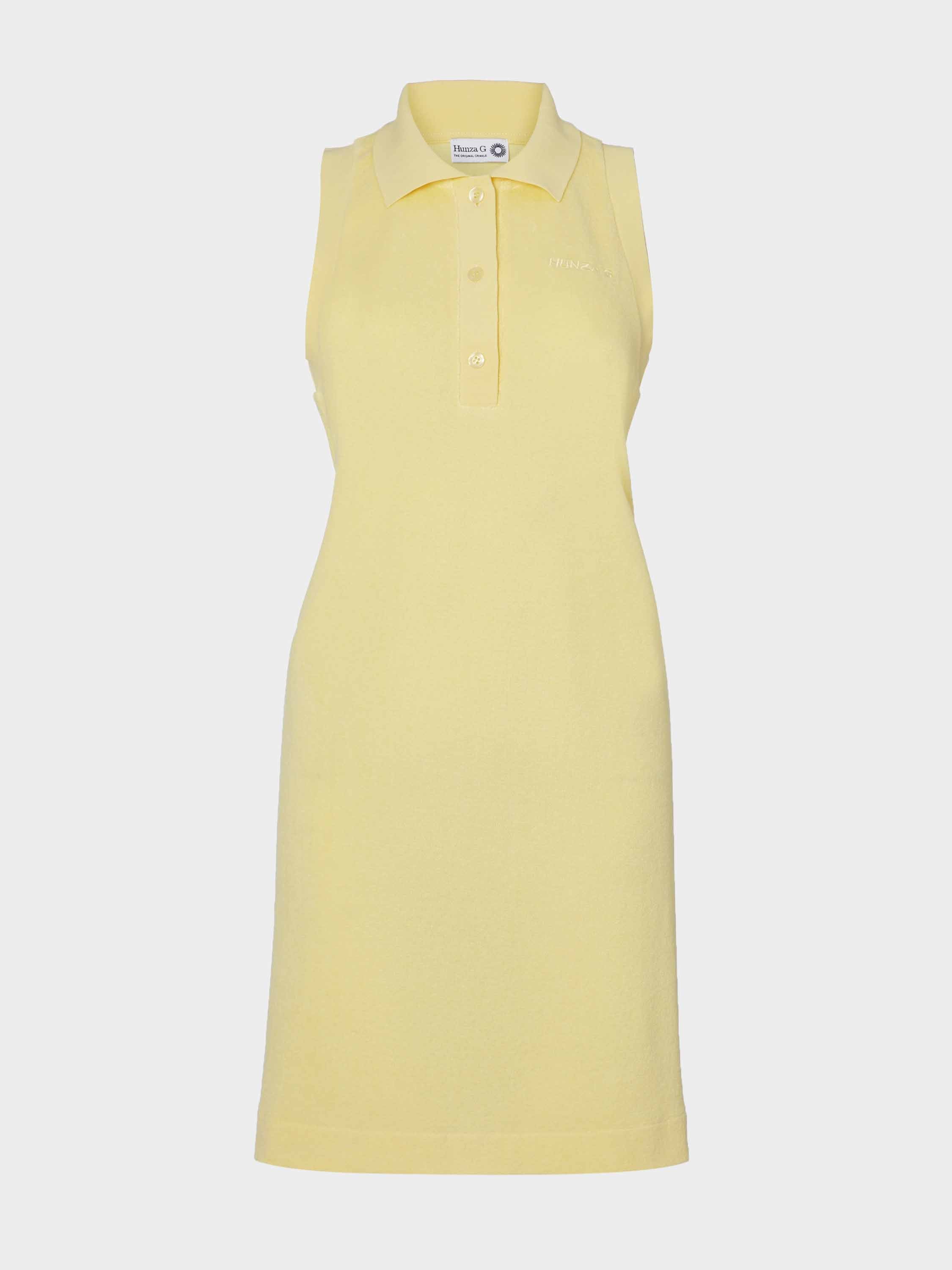 Terry Towelling Tennis Dress - Butter