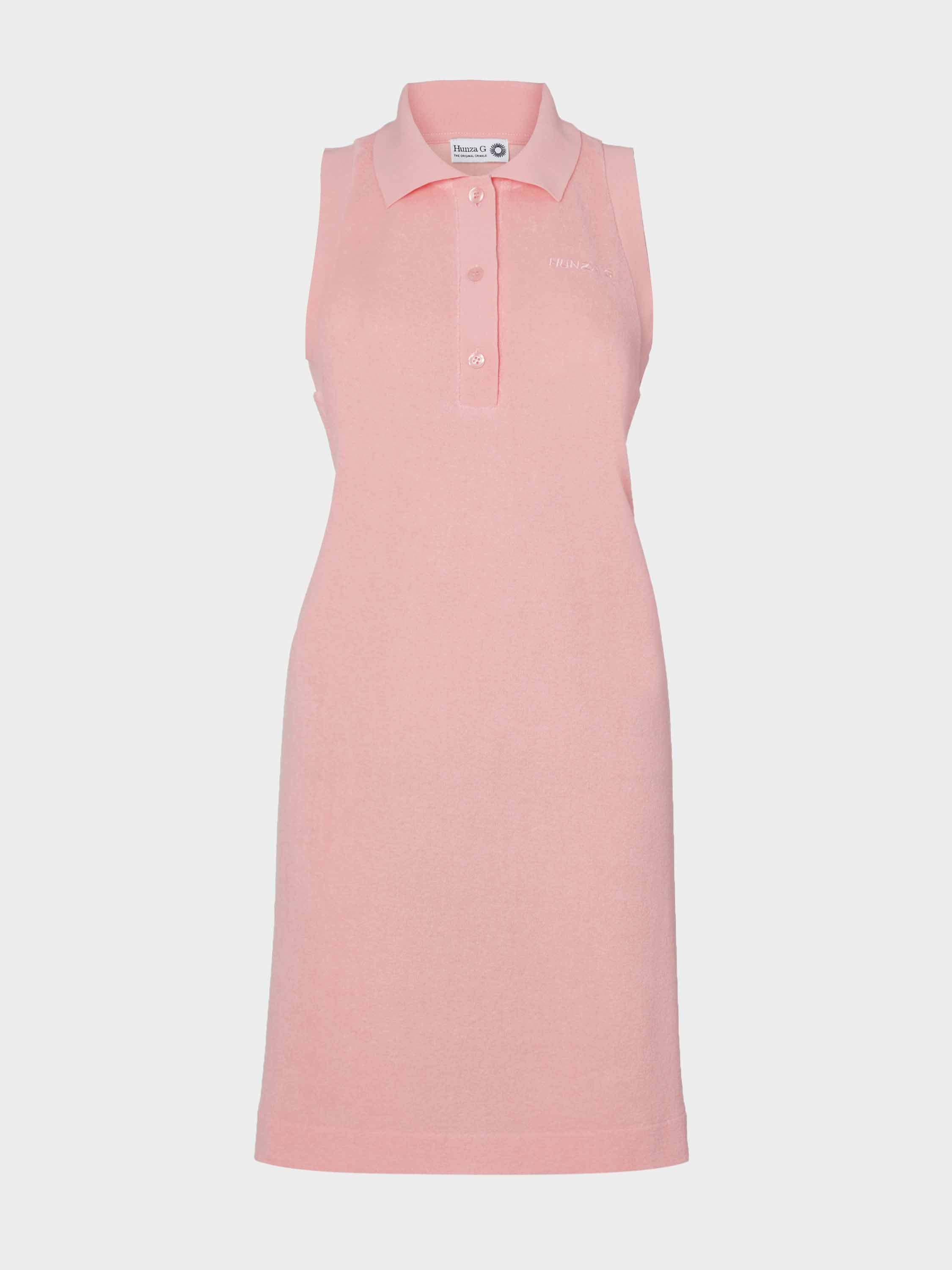 Terry Towelling Tennis Dress - Pink