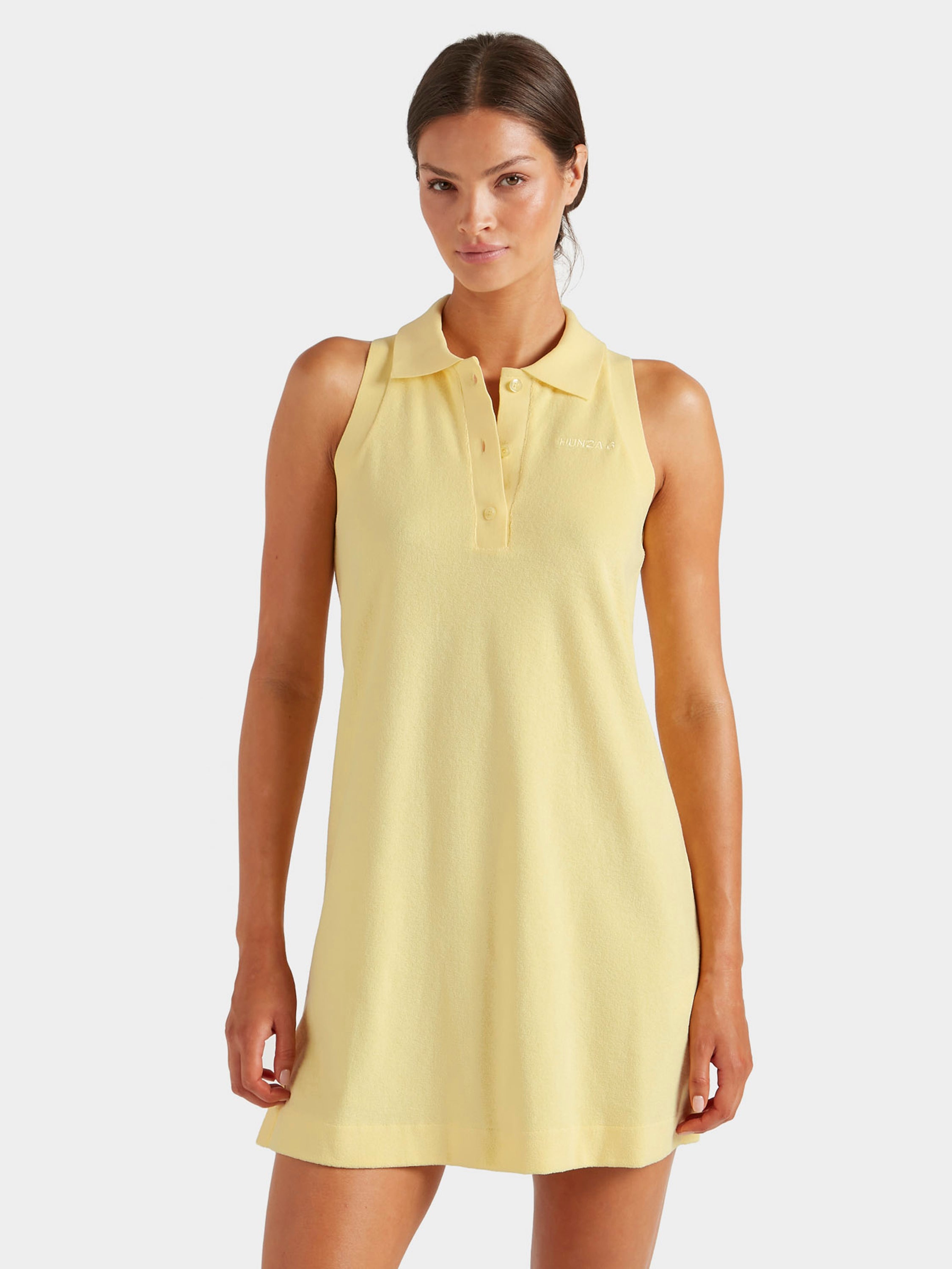 Terry Towelling Tennis Dress - Butter