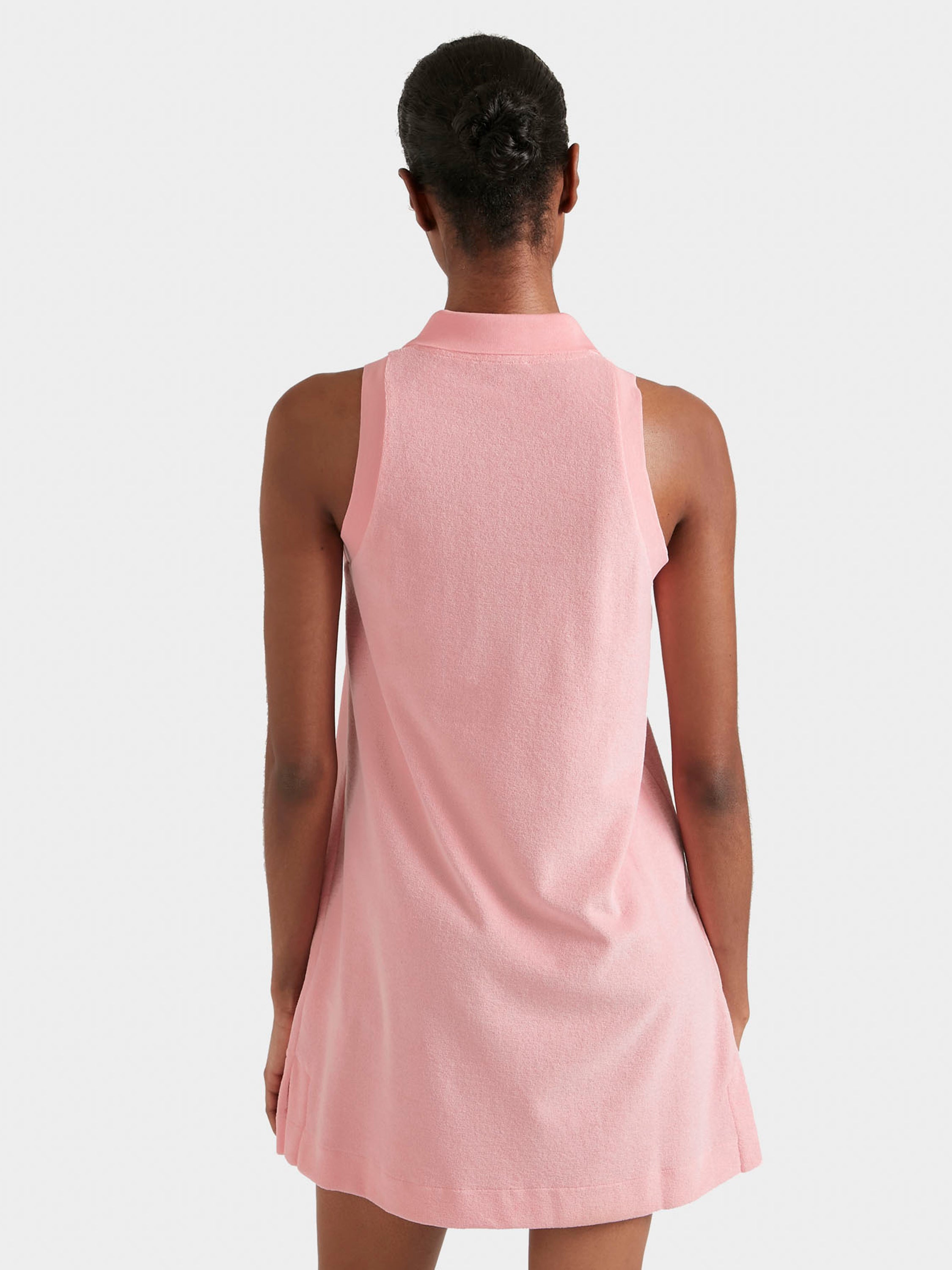 Terry Towelling Tennis Dress - Pink