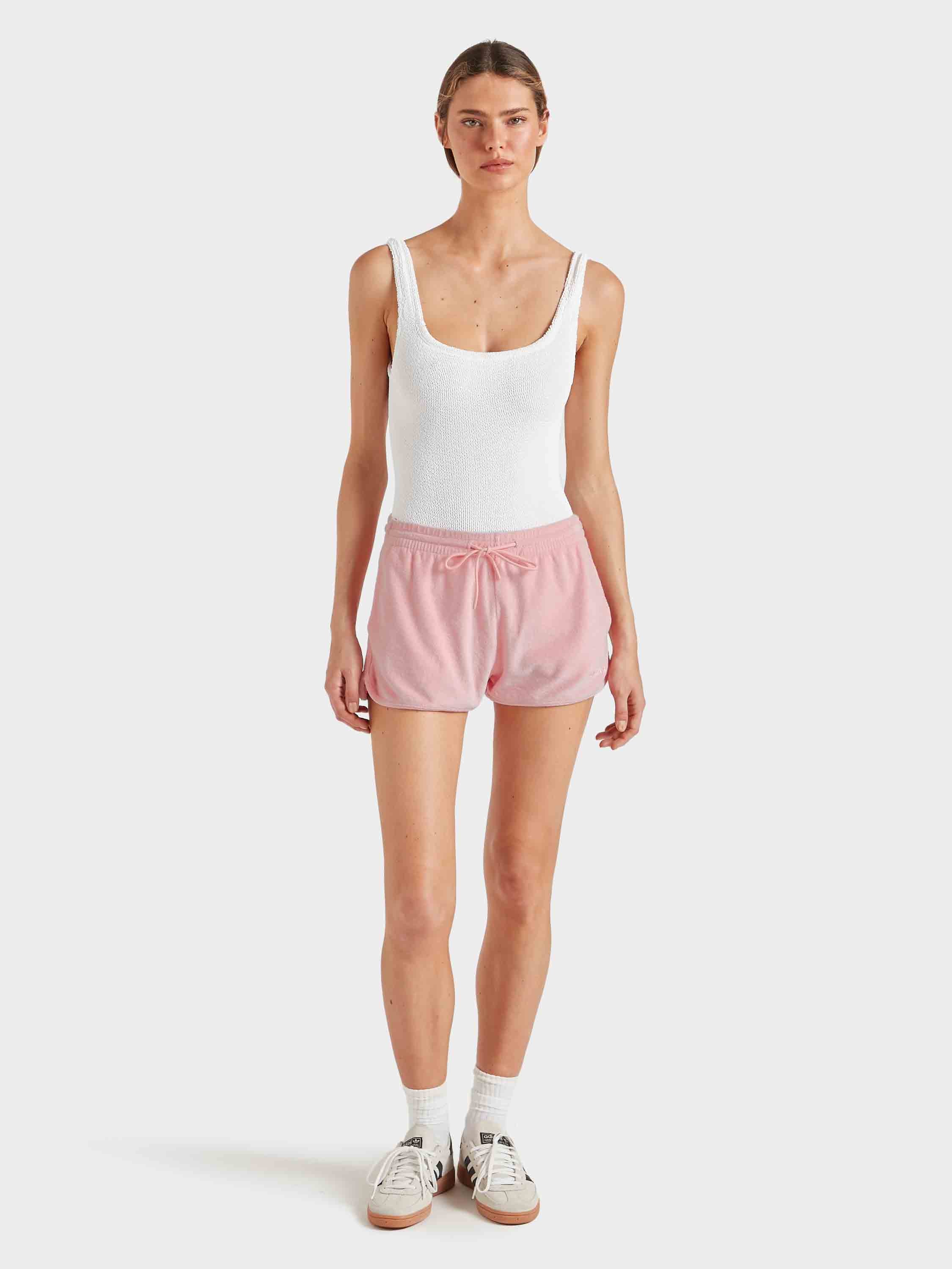 Terry Towelling Short - Pink