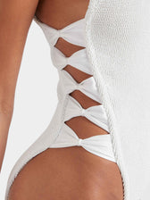 Tiffany Swim - White | One Size Swimwear | Hunza G