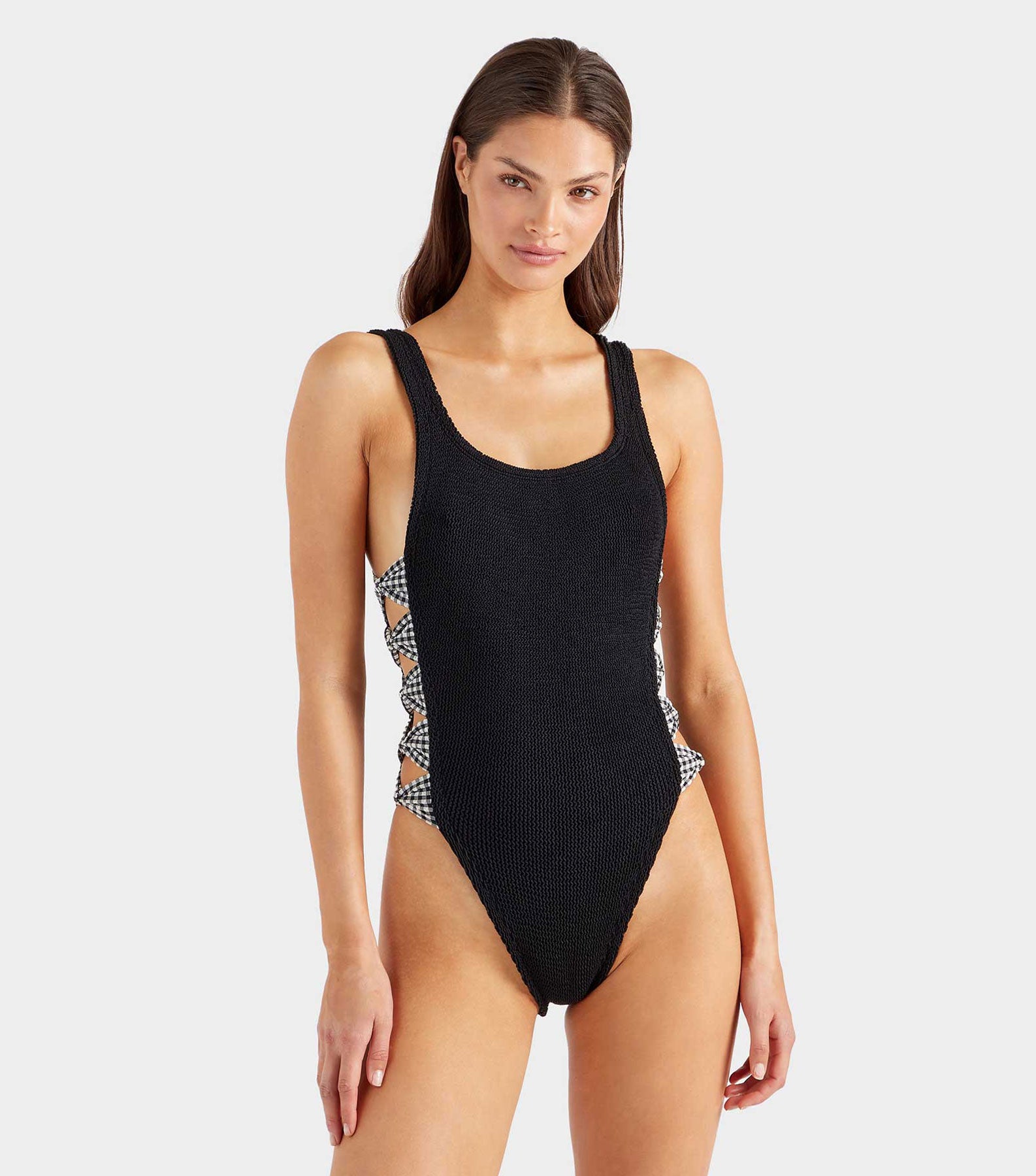 Tiffany Swim - Black Gingham