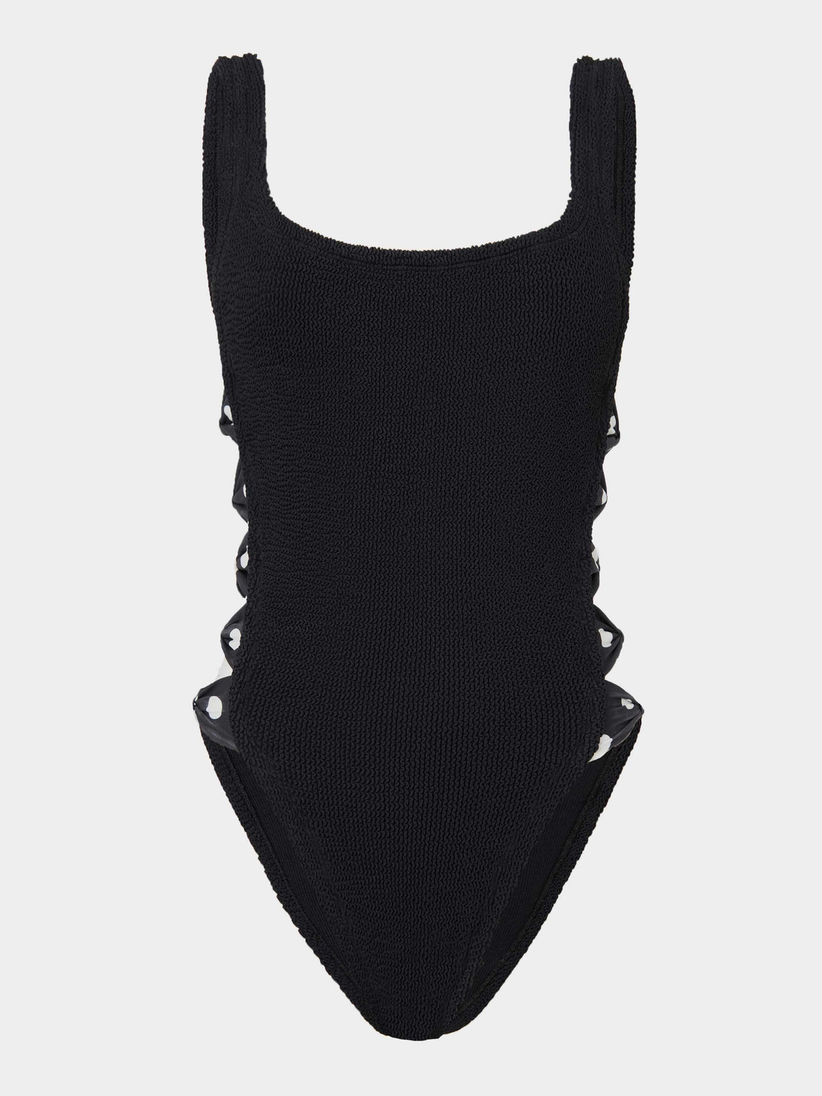 Tiffany Swim - Black/Black polka-dot