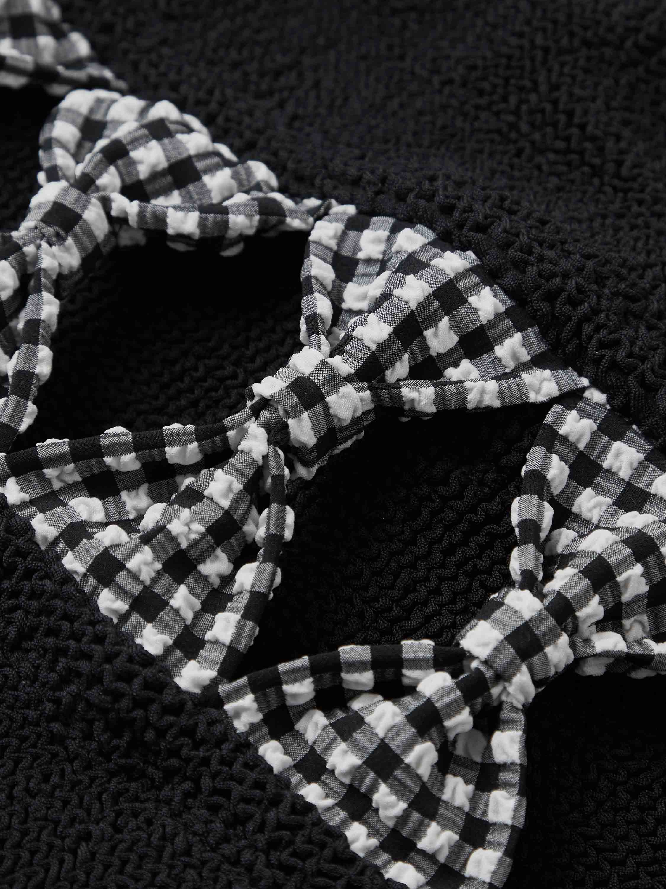Tiffany Swim - Black Gingham