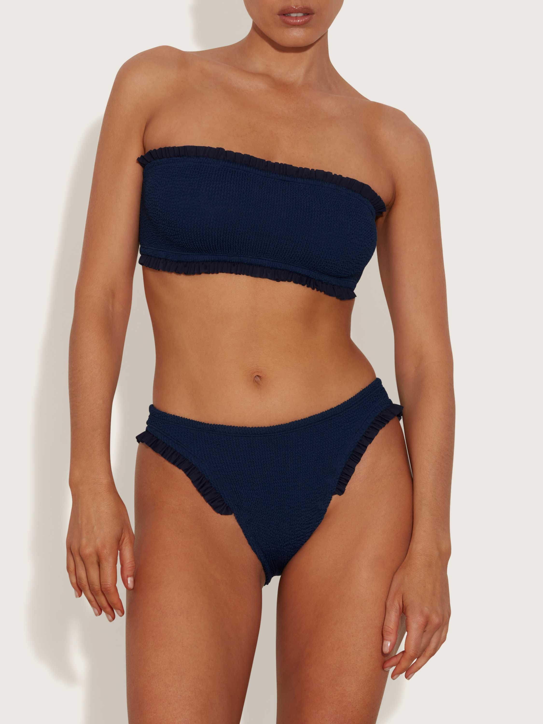 Tracey Frill Bikini - Navy