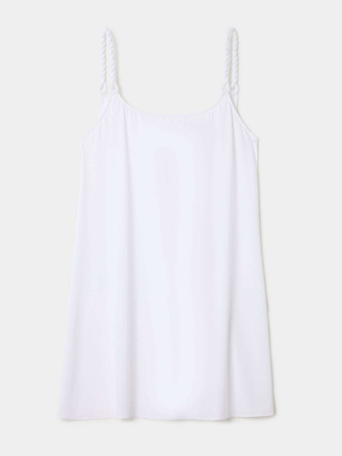 Twisty Strap Mini Dress - White
