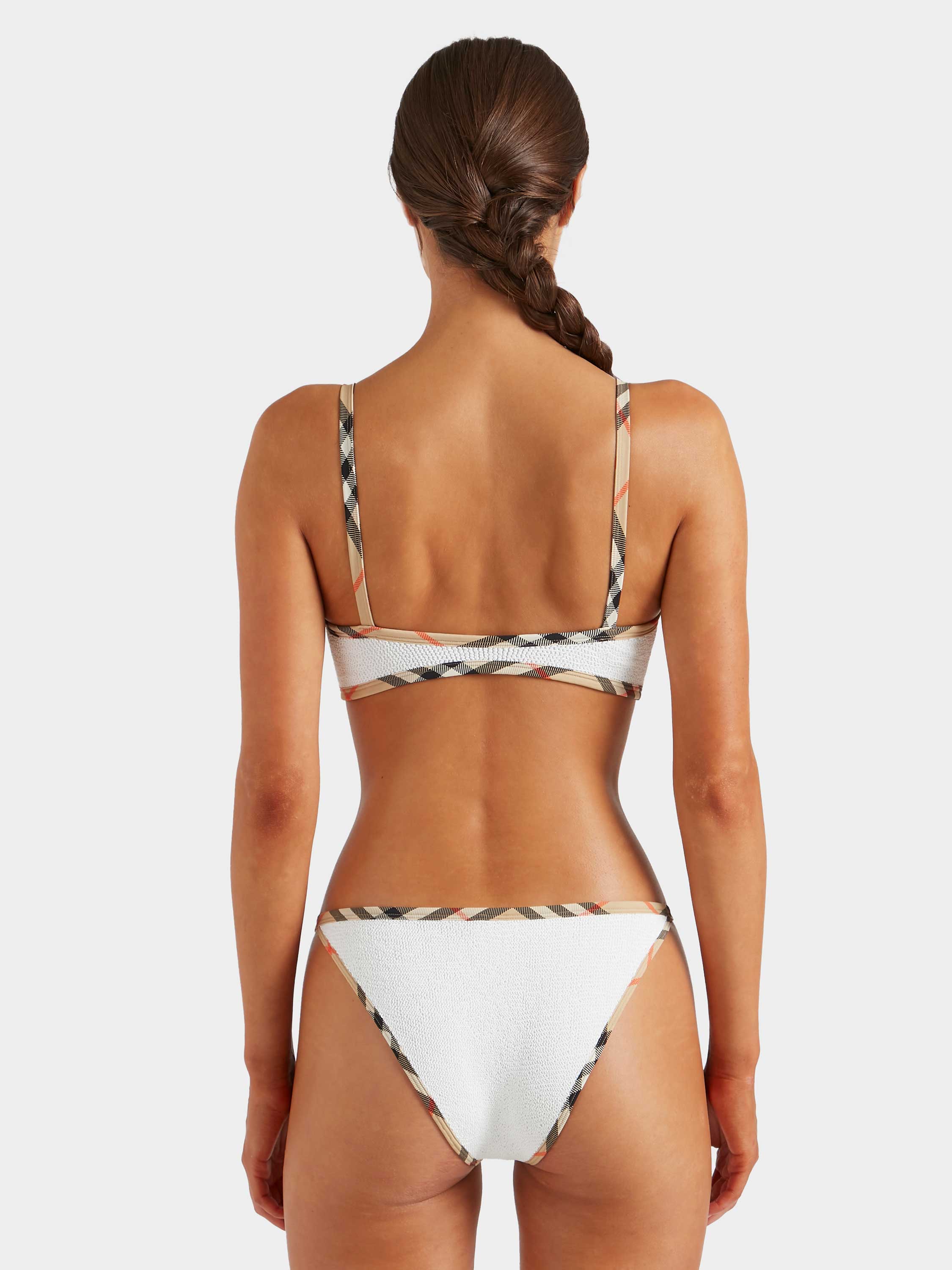Burberry x Hunza G Tyler Bikini - White/Check