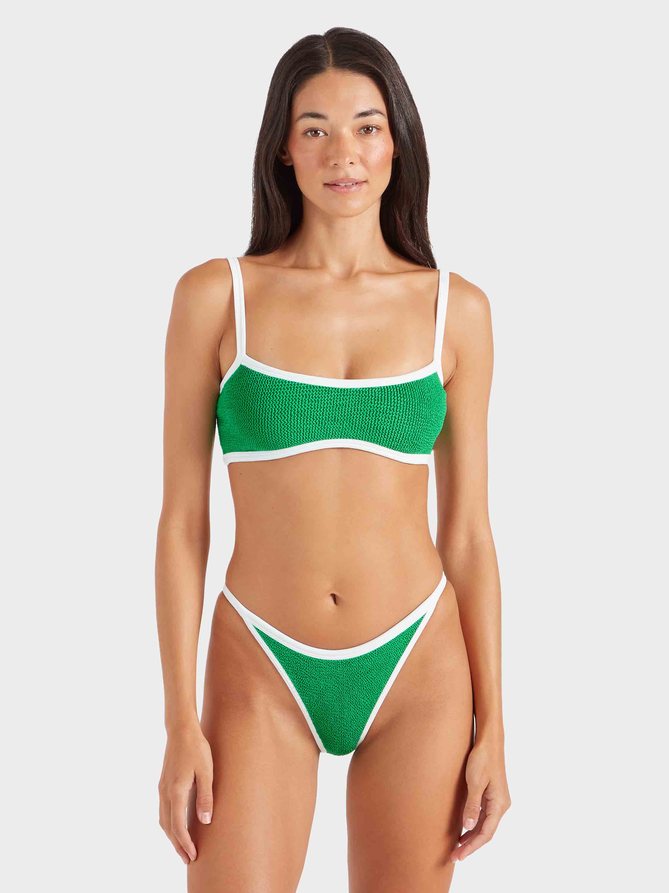 Tyler Bikini - Emerald/White