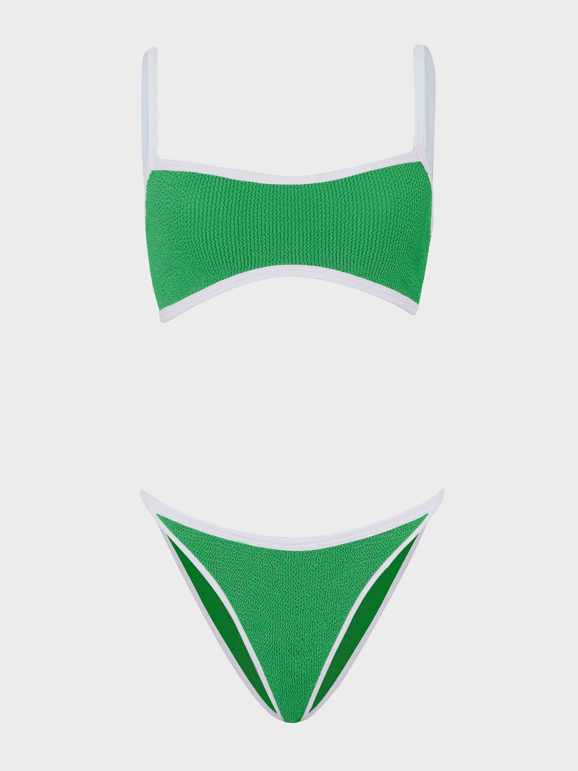 Tyler Bikini - Emerald/White