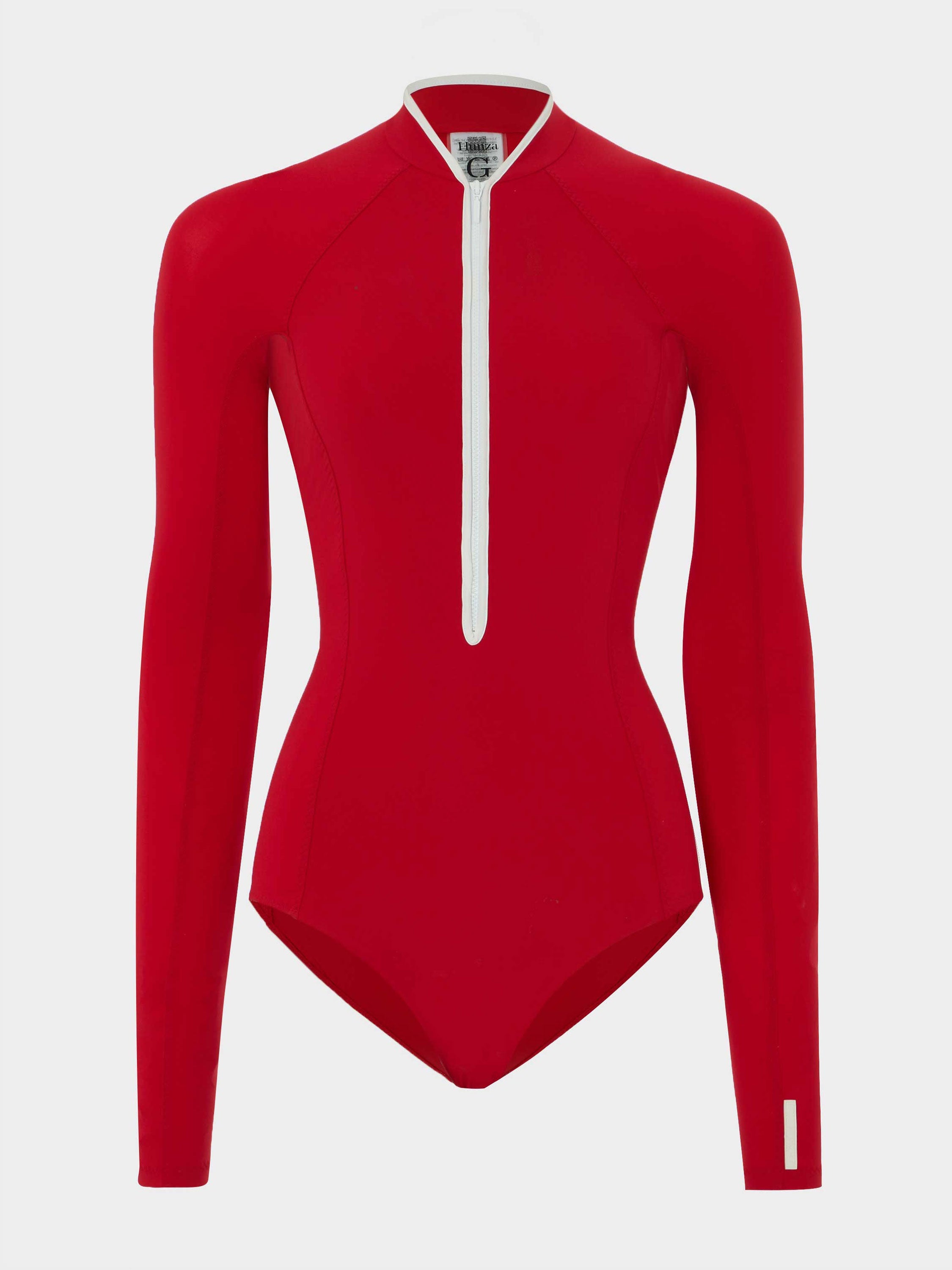 Tyra UPF 50+ Swim - Red/White