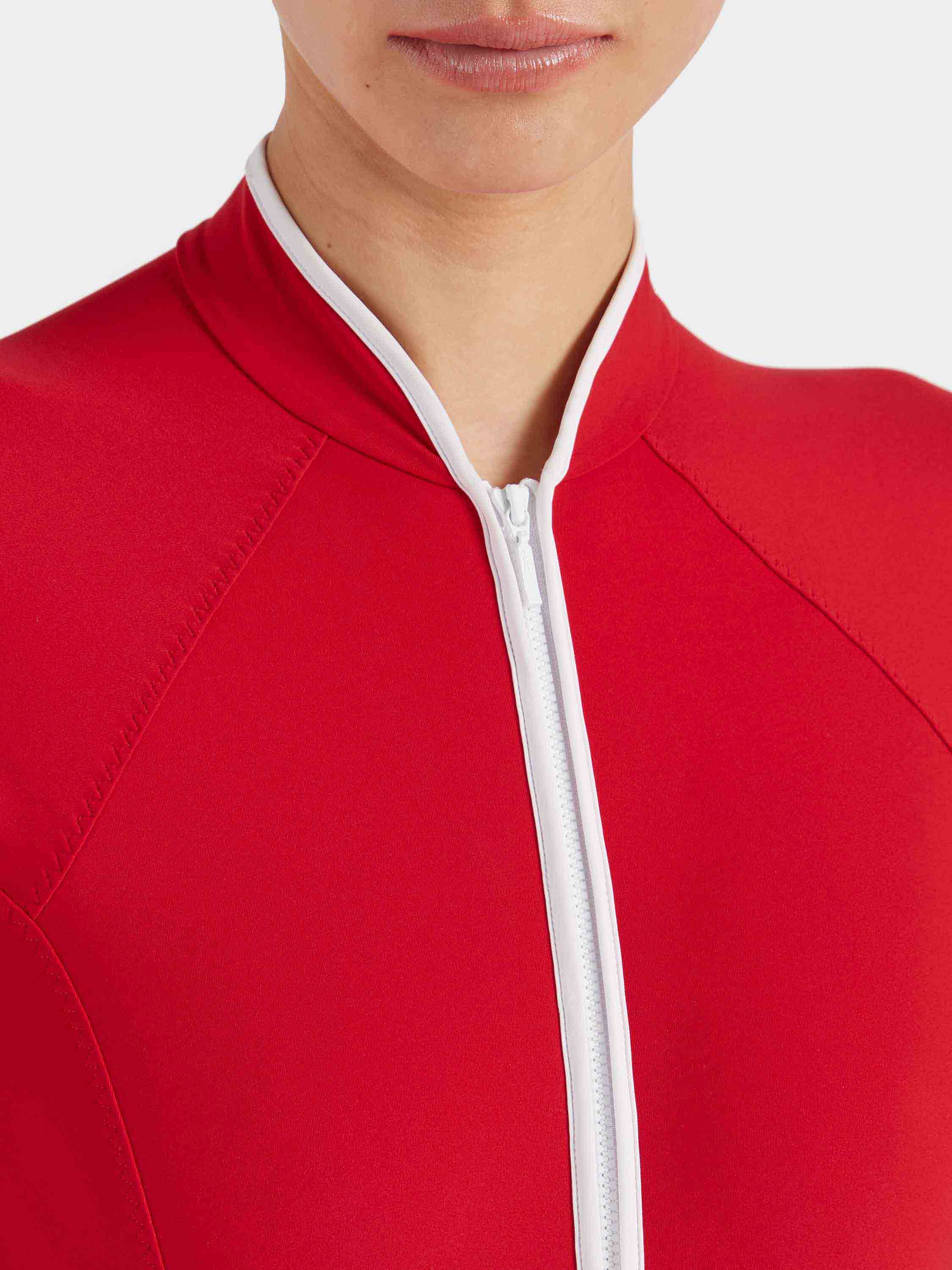 Tyra UPF 50+ Swim - Red/White
