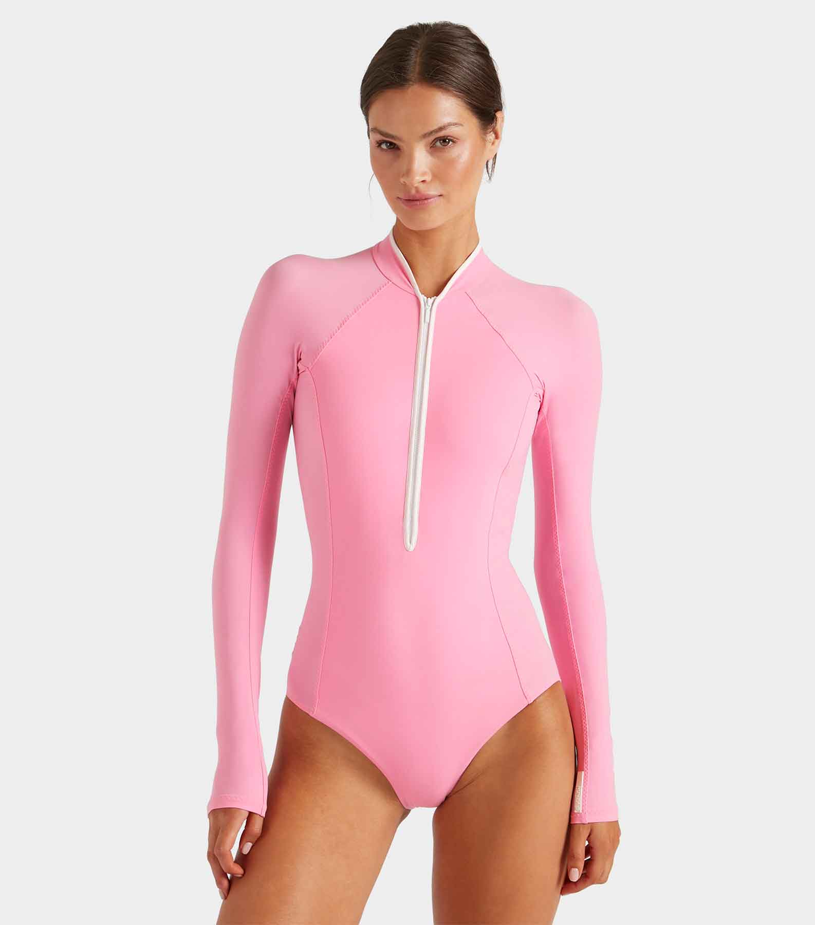 Tyra UPF 50+ Swim - Bubblegum/White