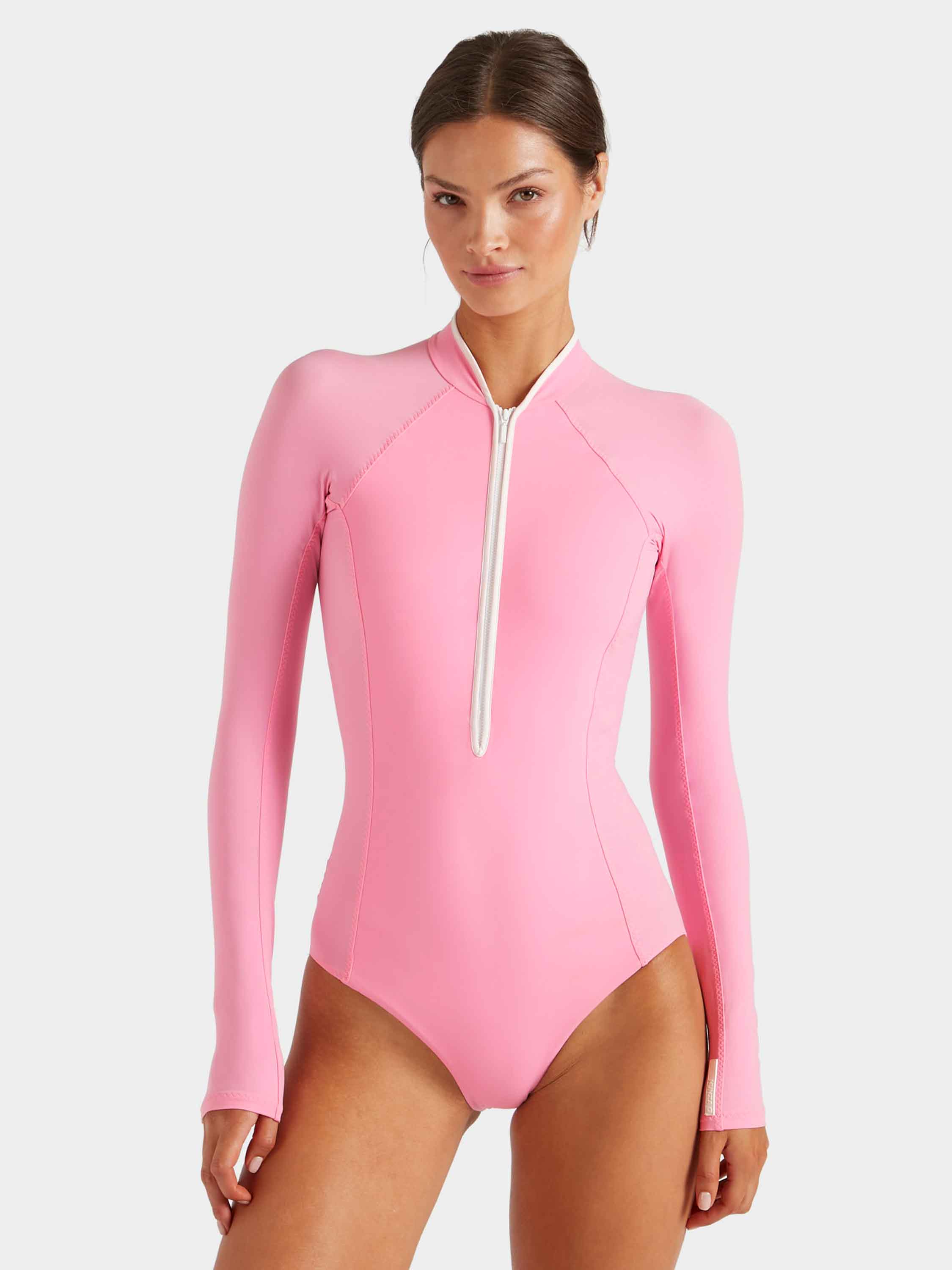 Tyra UPF 50+ Swim - Bubblegum/White