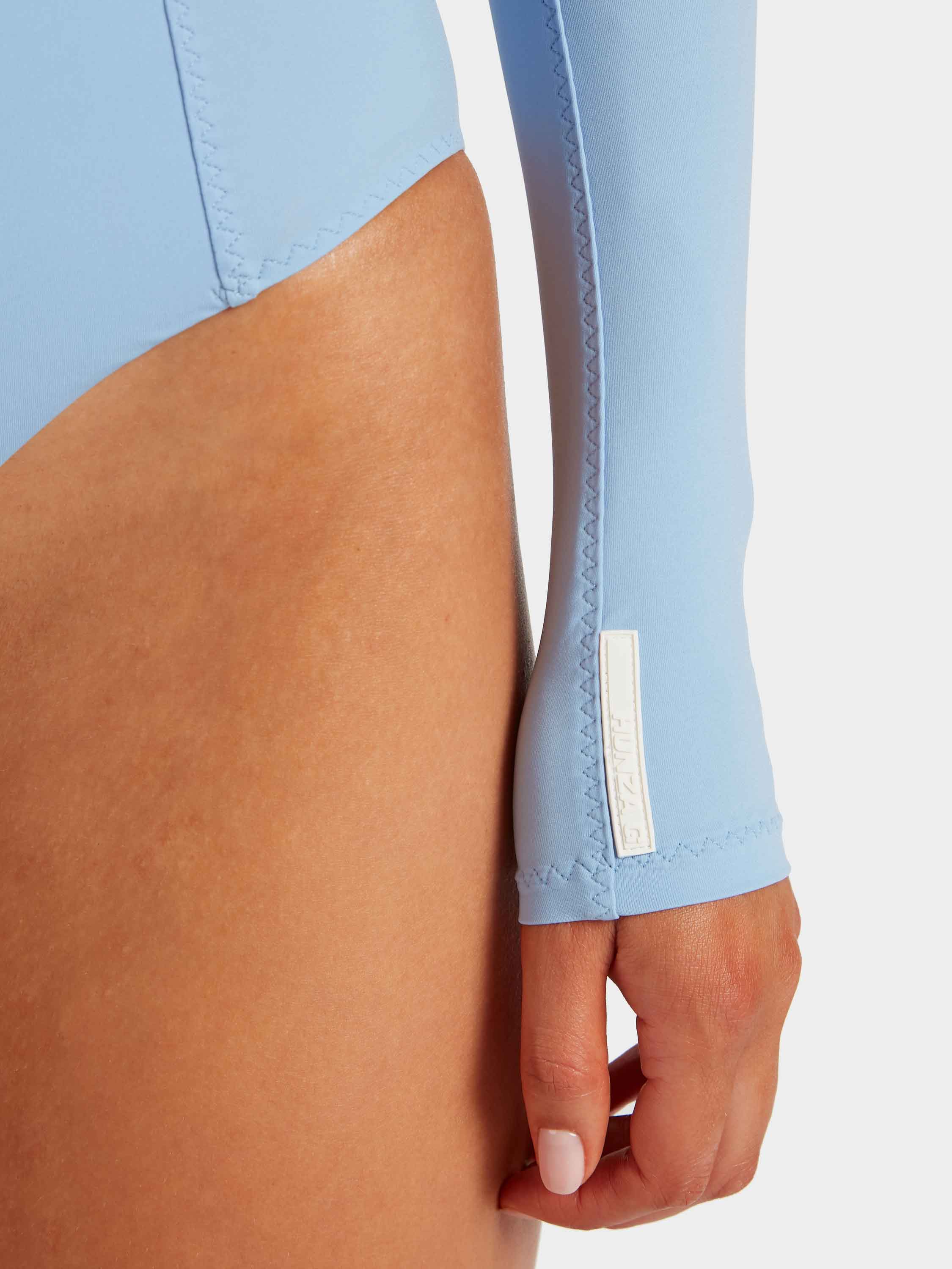 Tyra UPF 50+ Swim - Cornflower/White